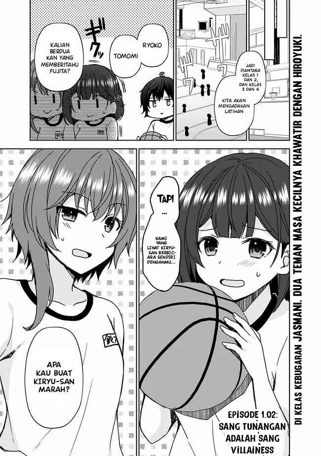 Iinazuke ga Dekita to Omottara, Sono Iinazuke ga Gakkou de Yuumei na "Akuyaku Reijou" Dattan dakedo, Dou Sureba Ii? Chapter 1.2 - Page 1