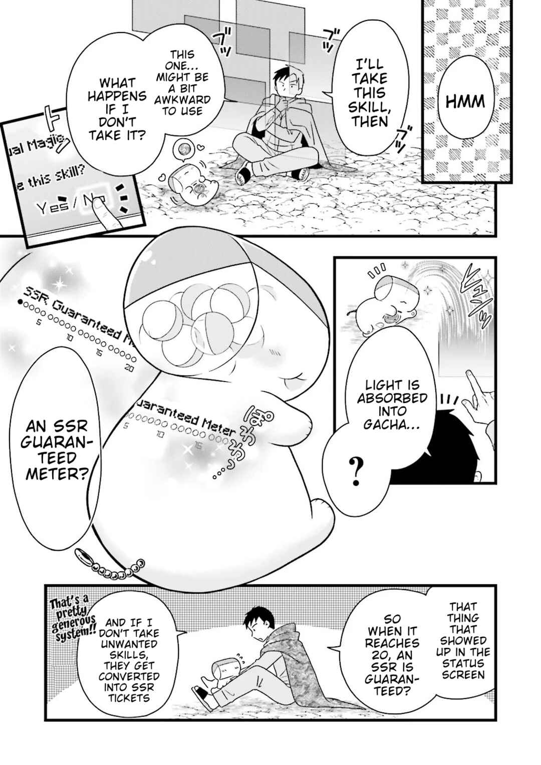 Ore dake LV Up suru Sukirugacha de, Mattari Dungeon Tansakusha Seikatsu mo Yoyuudesu ~Gacha Hiki Tanoshikute Yameranee!~ Chapter 2 - Page 9