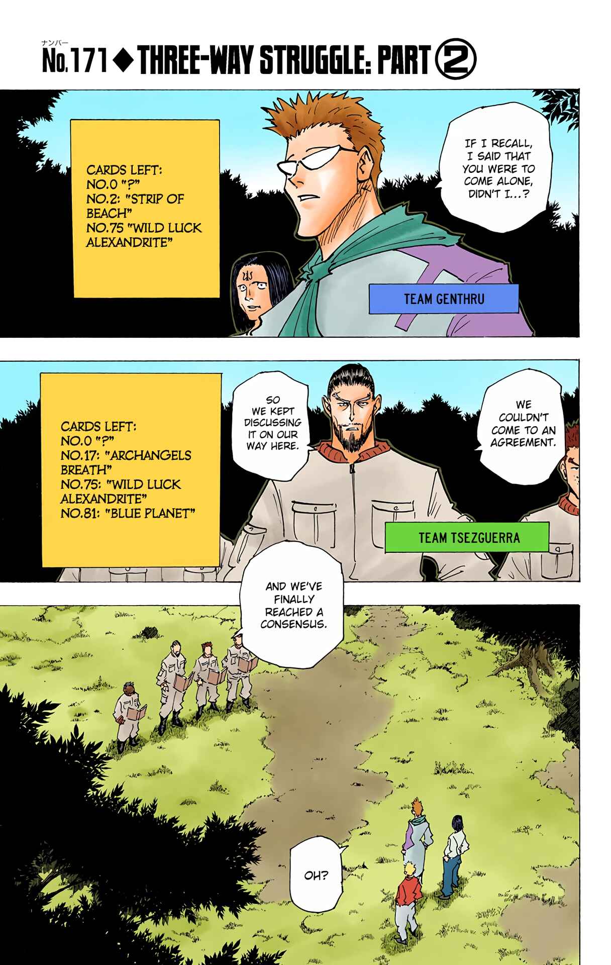 Hunter x Hunter (Official Colored) Chapter 171 - Page 1