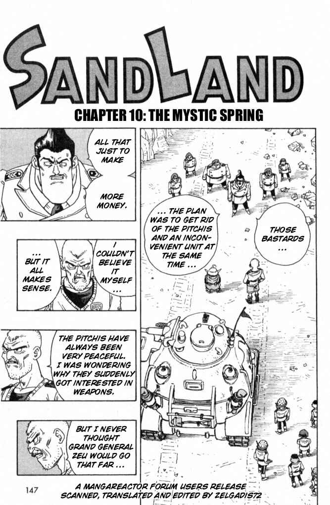 SandLand Chapter 10 - Page 1