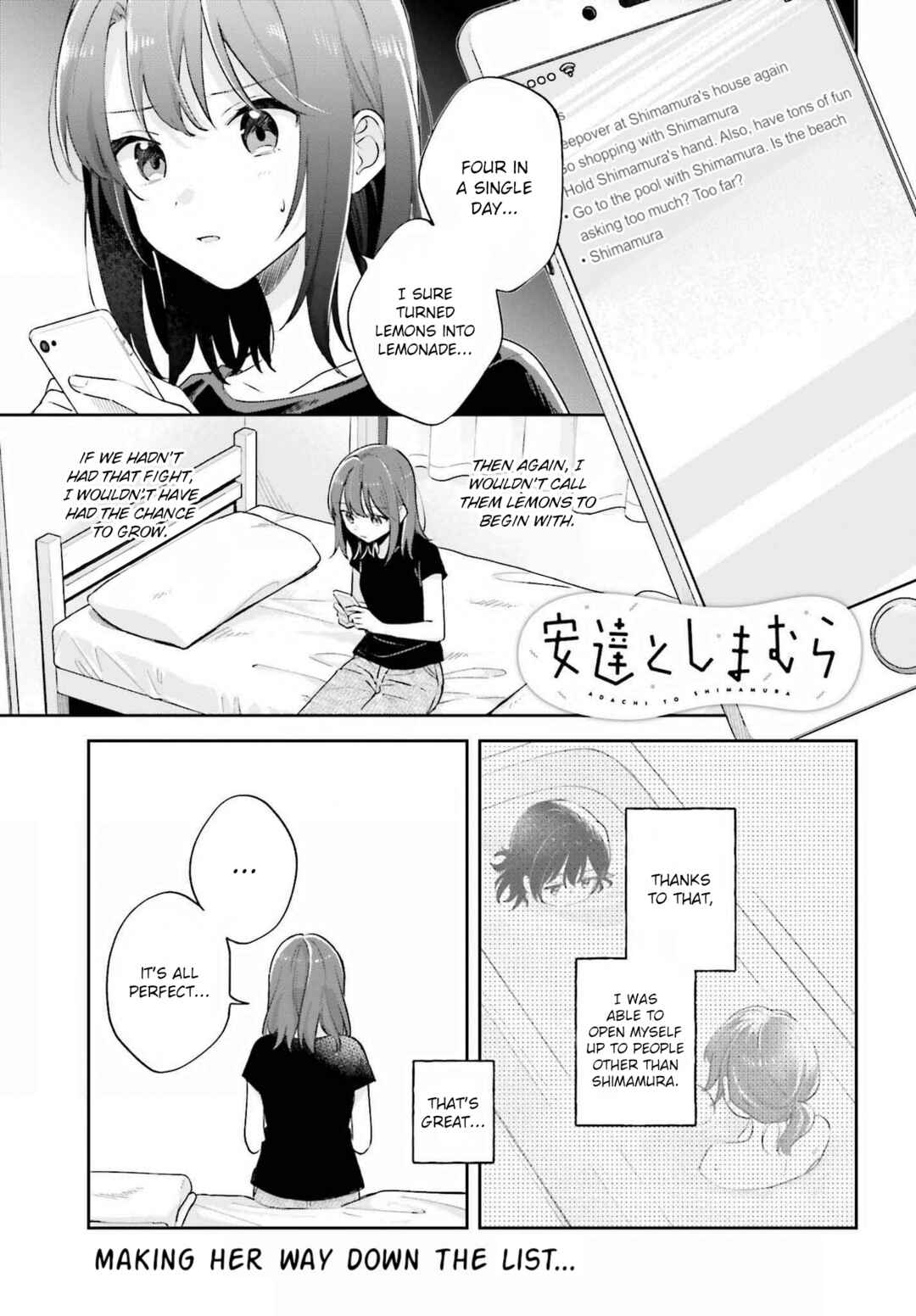 Adachi to Shimamura Chapter 33.1 - Page 1