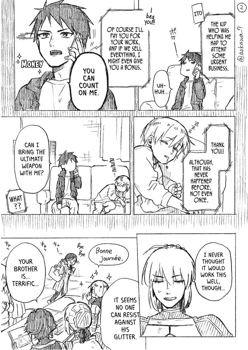Josou Cosplayer ni Otouto ga Dekiru Manga Chapter 4.1 - Page 3