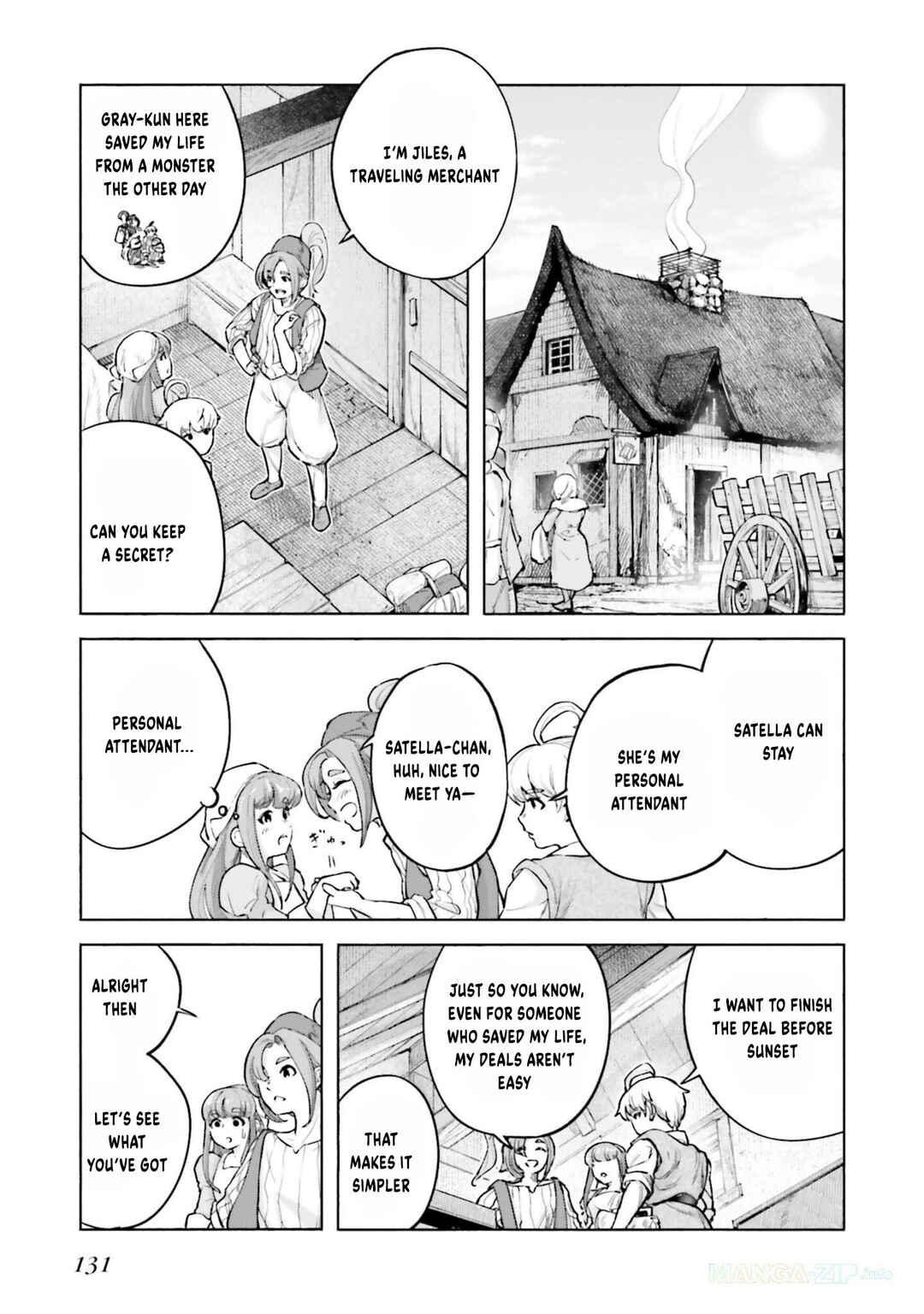 Karada wa Jidou, Nakami wa Ossan no Nariagari Bokenki - Satera mo Tsuiteikimasu! Chapter 3 - Page 35