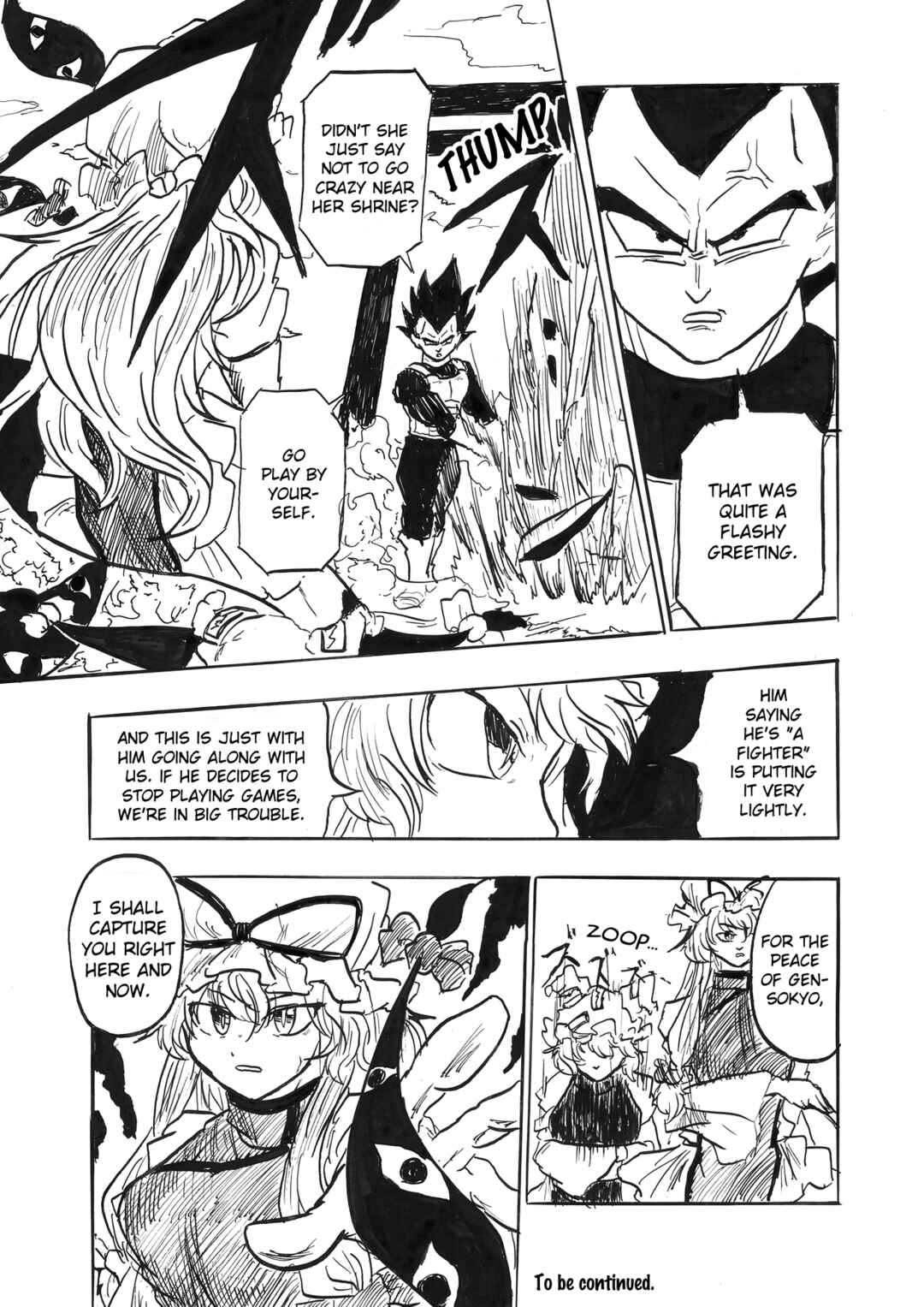 Touhou & Dragon Ball - EAST VEGETA (Doujinshi) Chapter 3 - Page 9