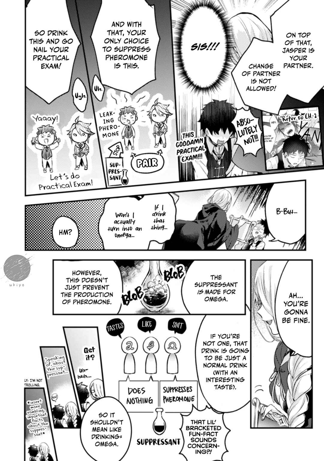 Ω ni dake wa Naritakunai!!: Isekai Tensei Shitara Ane no BL Manga no Naka deshita Chapter 6 - Page 7