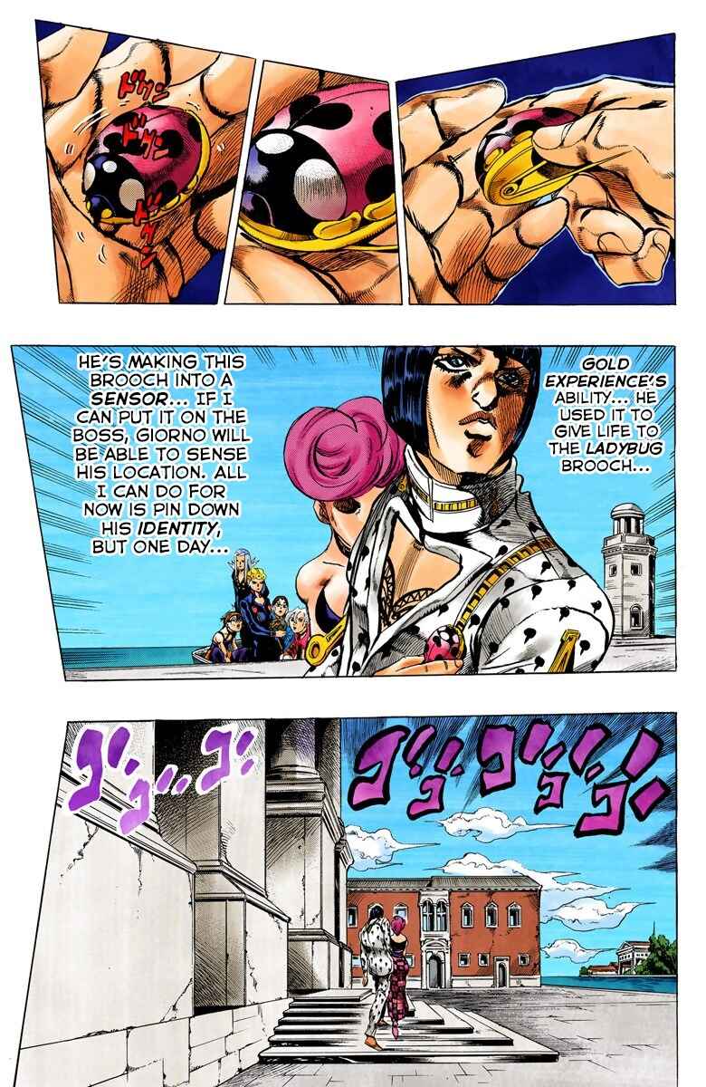 JoJo no Kimyou na Bouken: Part 5 - Ougon no Kaze Color-ban Chapter 77 - Page 11