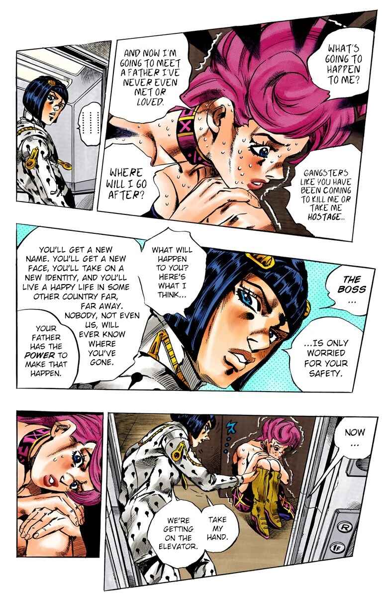 JoJo no Kimyou na Bouken: Part 5 - Ougon no Kaze Color-ban Chapter 77 - Page 14