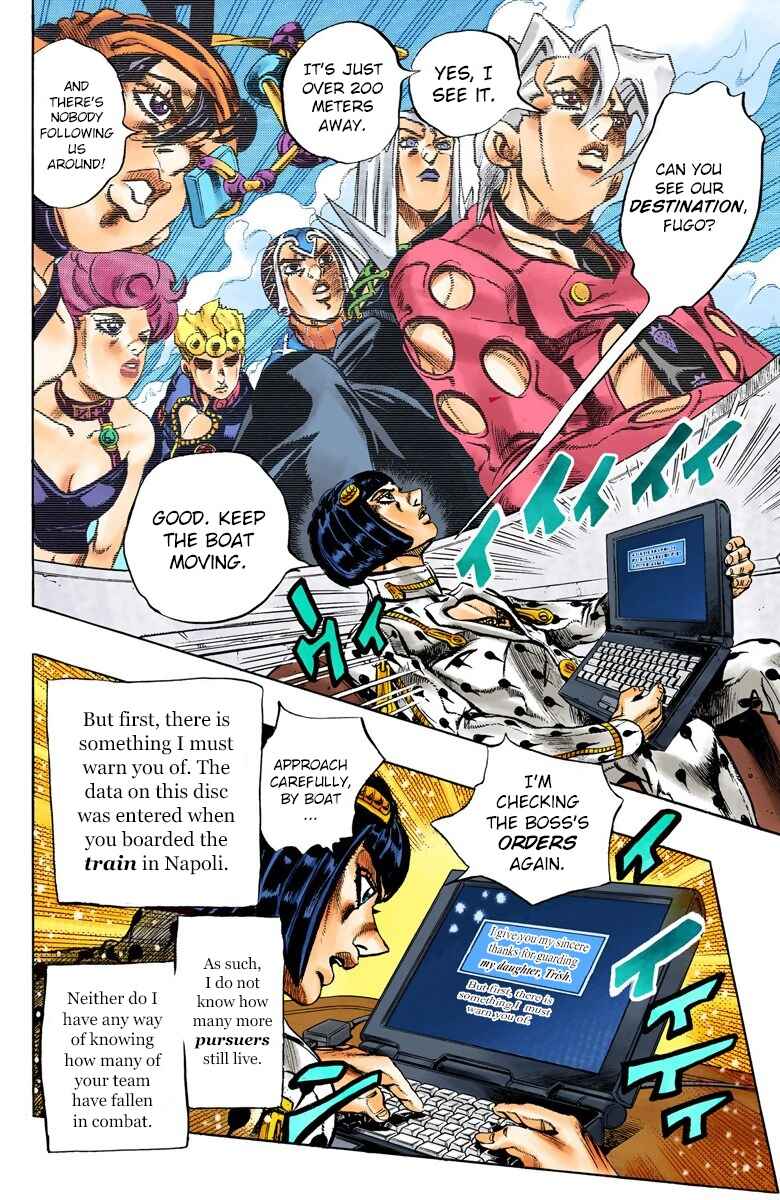 JoJo no Kimyou na Bouken: Part 5 - Ougon no Kaze Color-ban Chapter 77 - Page 3