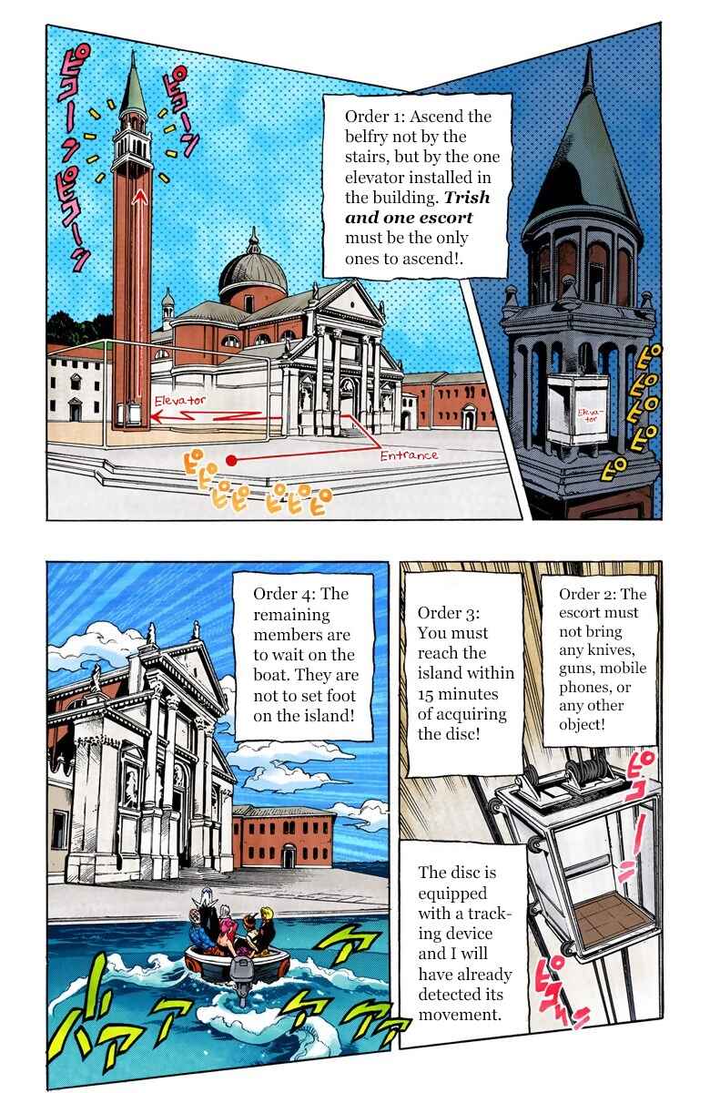 JoJo no Kimyou na Bouken: Part 5 - Ougon no Kaze Color-ban Chapter 77 - Page 6