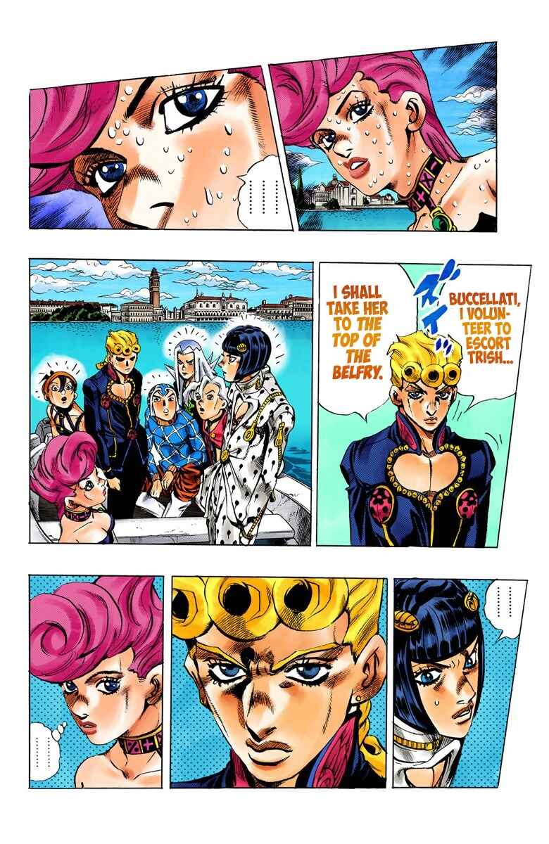 JoJo no Kimyou na Bouken: Part 5 - Ougon no Kaze Color-ban Chapter 77 - Page 8