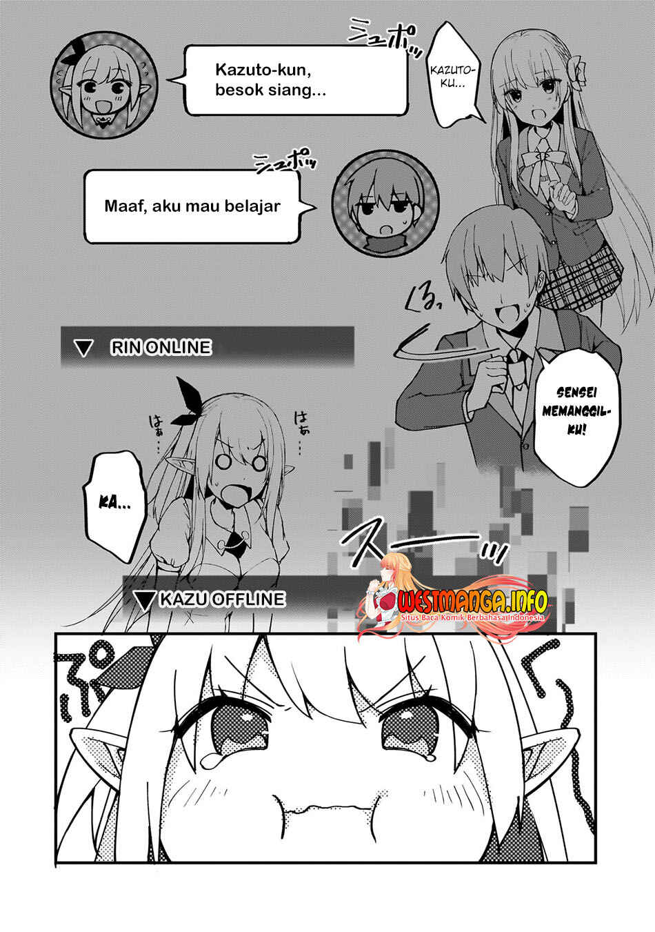 Netoge no Yome ga Ninki Idol datta: Cool kei no Kanojo wa Genjitsu demo Yome no Tsumori de Iru Chapter 5 - Page 10