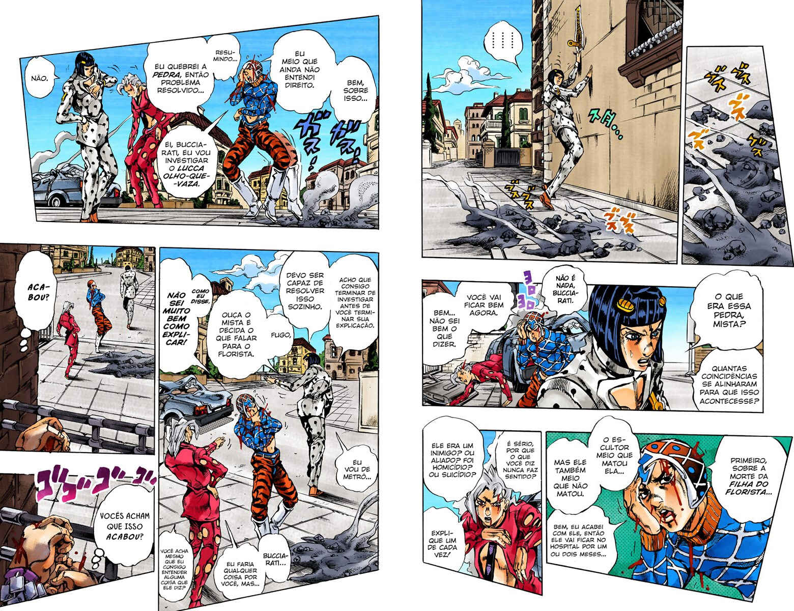 JoJo no Kimyou na Bouken: Part 5 - Ougon no Kaze Color-ban Chapter 155 - Page 5