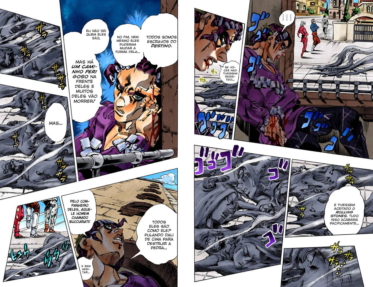 JoJo no Kimyou na Bouken: Part 5 - Ougon no Kaze Color-ban Chapter 155 - Page 6