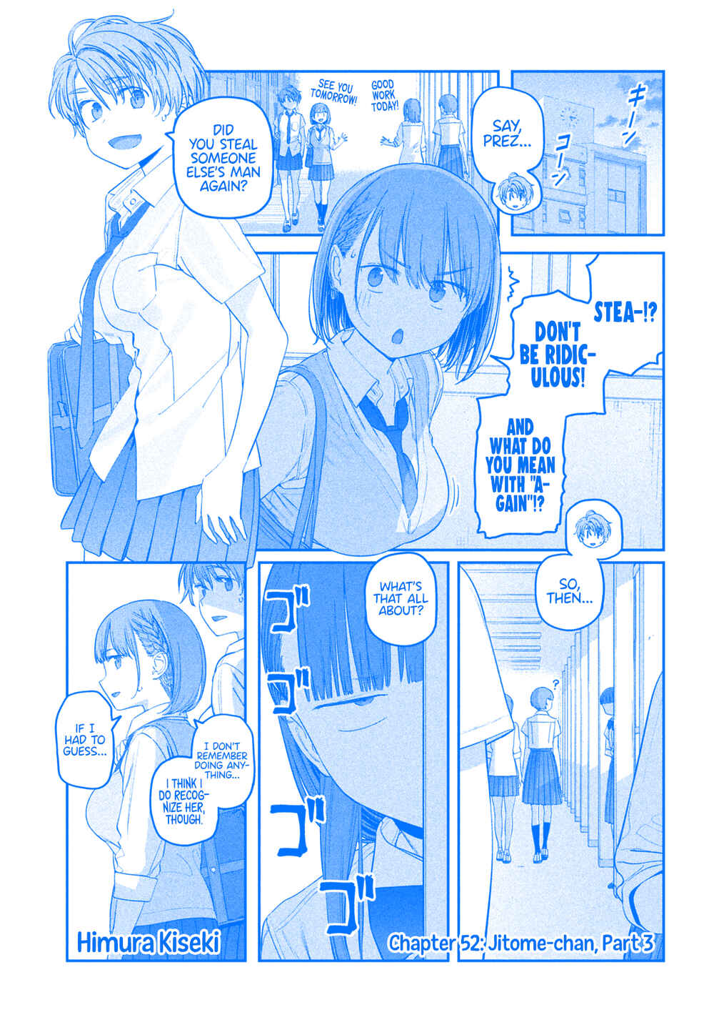 Getsuyoubi no Tawawa (Blue) (Fan Colored) Chapter 52 - Page 2
