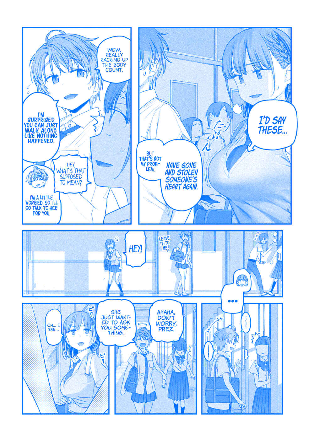 Getsuyoubi no Tawawa (Blue) (Fan Colored) Chapter 52 - Page 3