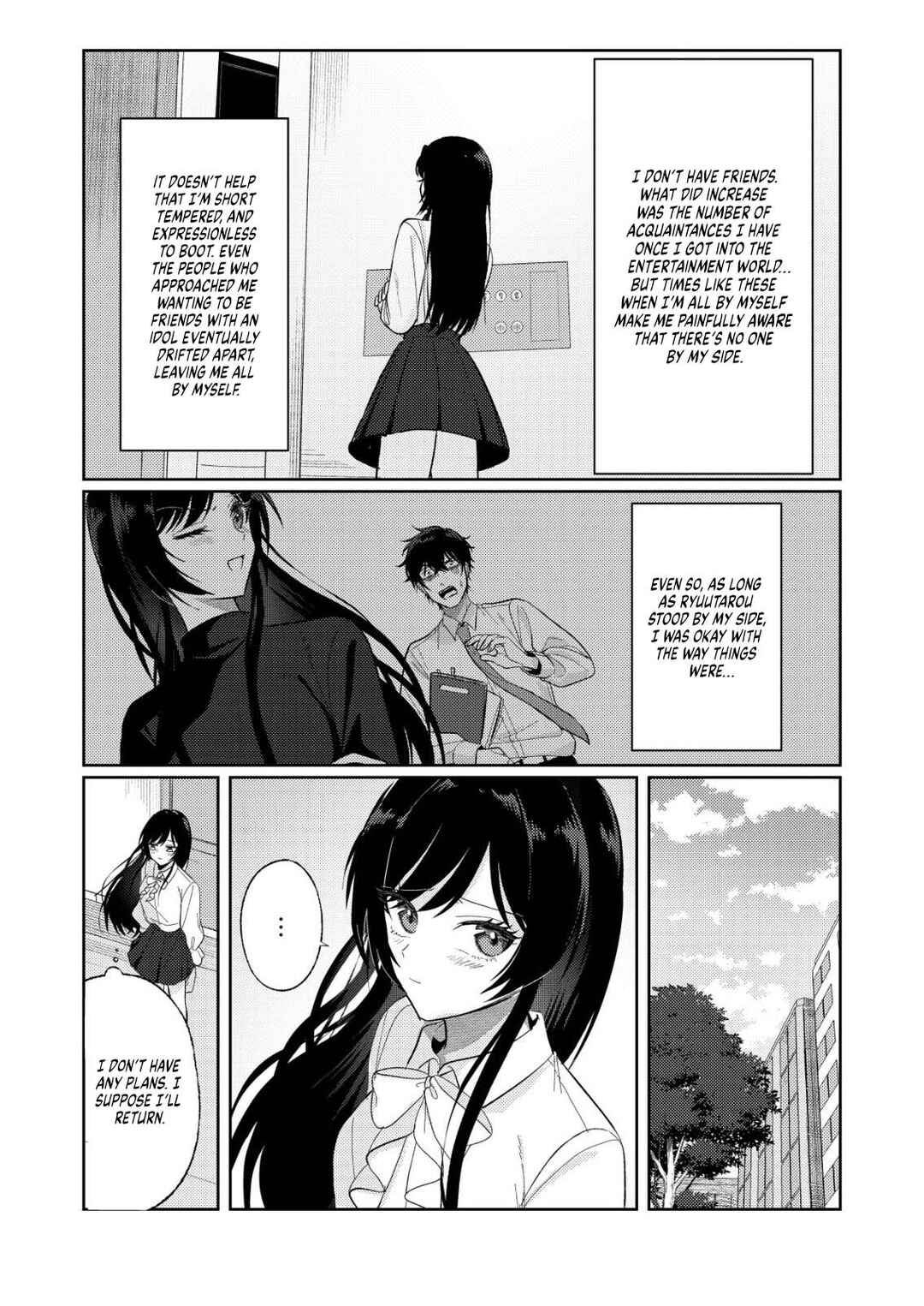 Hyouga-kei Idol no Manager wo Shiteimasu ga, Mou Genkai desu. Chapter 3 - Page 2
