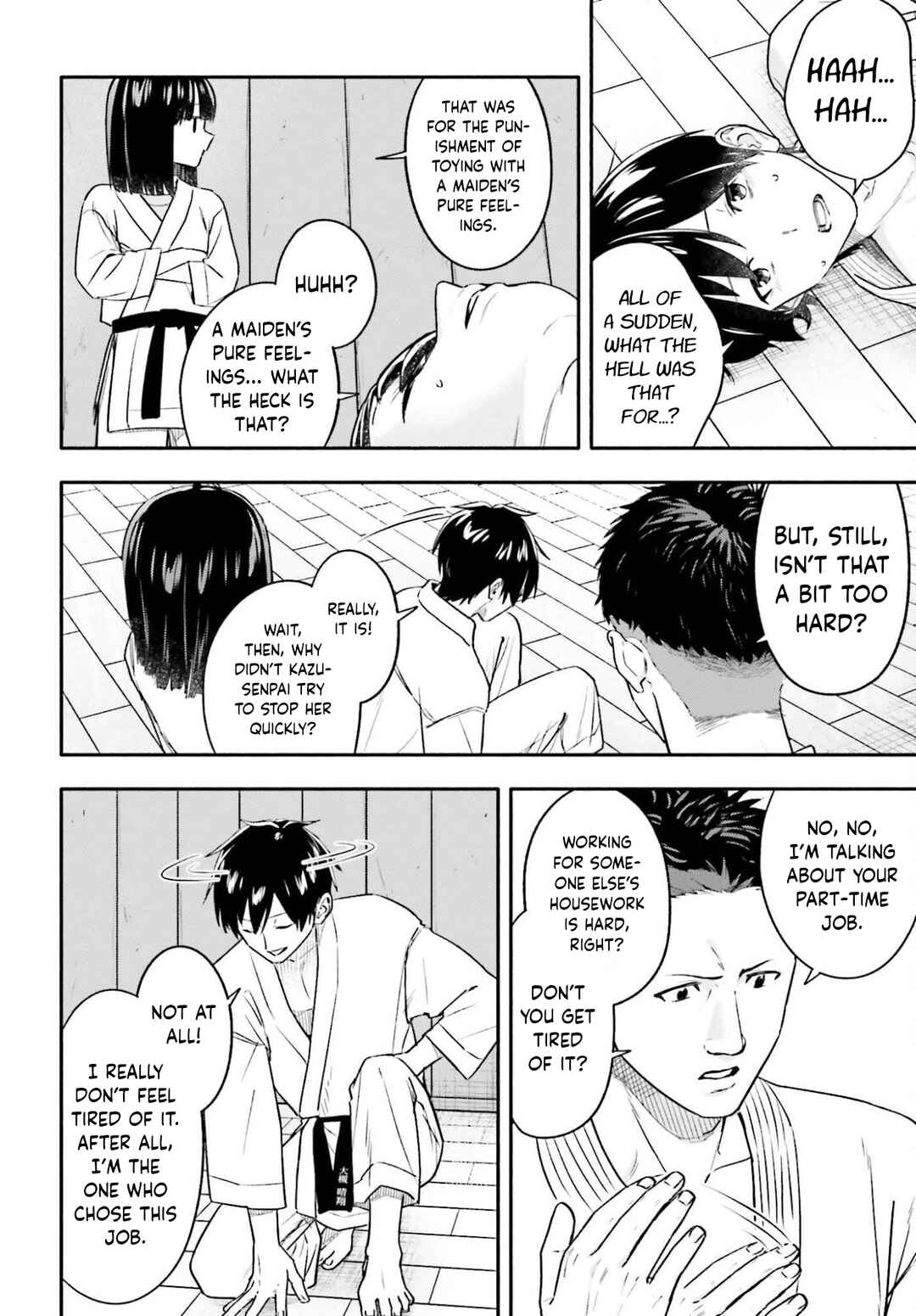 Kaji Daikou no Arubaito wo Hajimetara Gakuen Ichi no Bishoujo no Kazoku ni Kiniirarechaimashita. Chapter 12 - Page 17