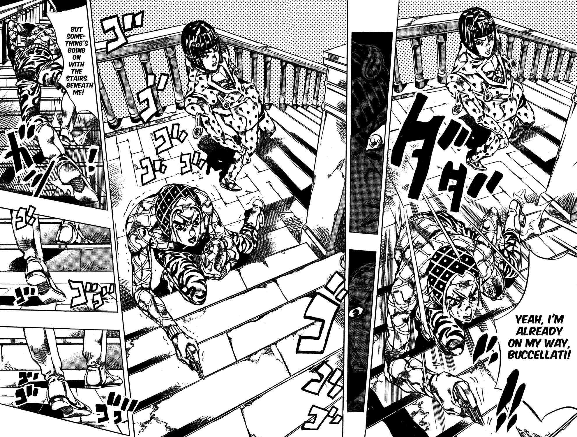 JoJo no Kimyou na Bouken: Part 5 - Ougon no Kaze Chapter 116 - Page 9