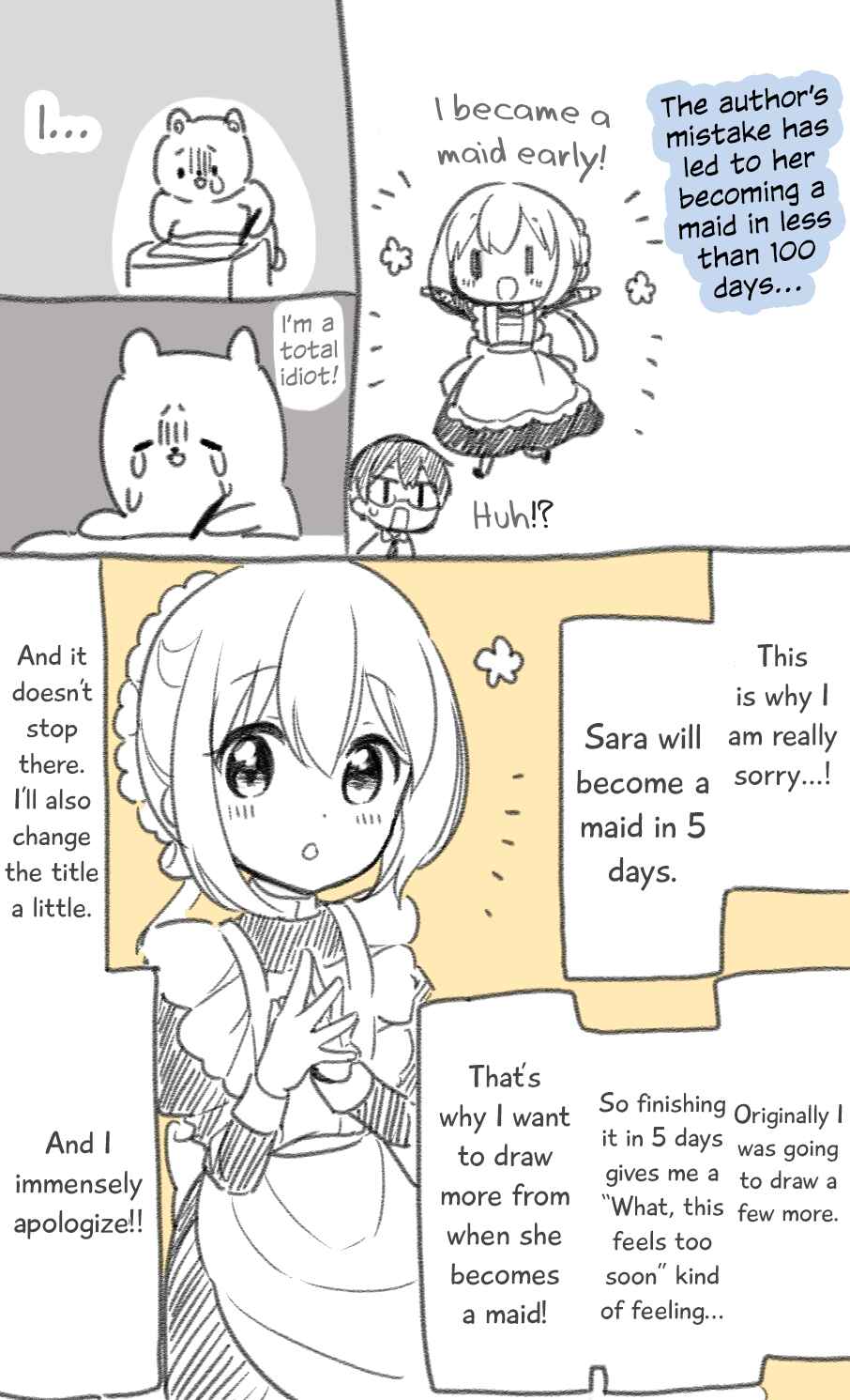 100-nichi go ni Kuufuku de Taore Maid ni Naru Onnanoko Chapter 72.5 - Page 2