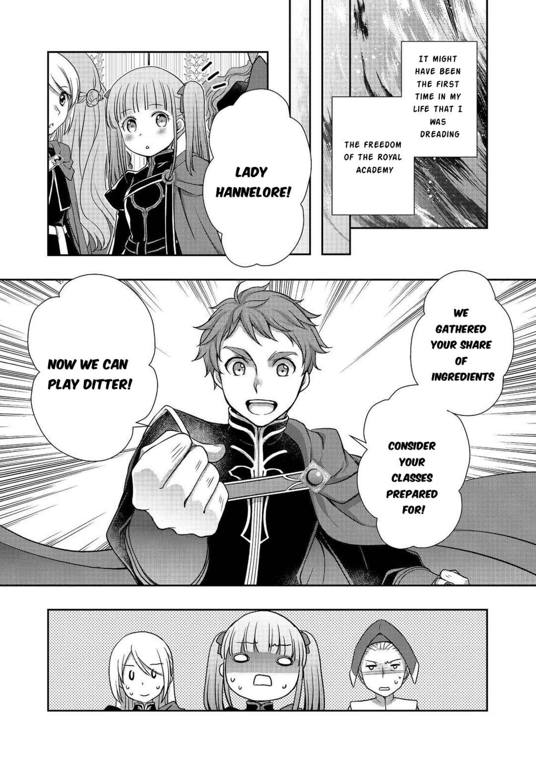 Honzuki no Gekokujou: Hannerōre no Kizoku-in Gonensei Ichi - Koishite Mitai O'hime-sama Chapter 1 - Page 26