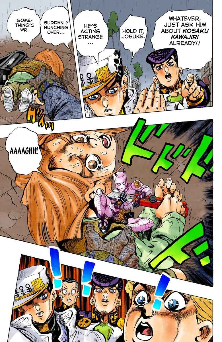 JoJo no Kimyou na Bouken: Part 4 - Diamond wa Kudakenai Color-ban Chapter 158 - Page 10