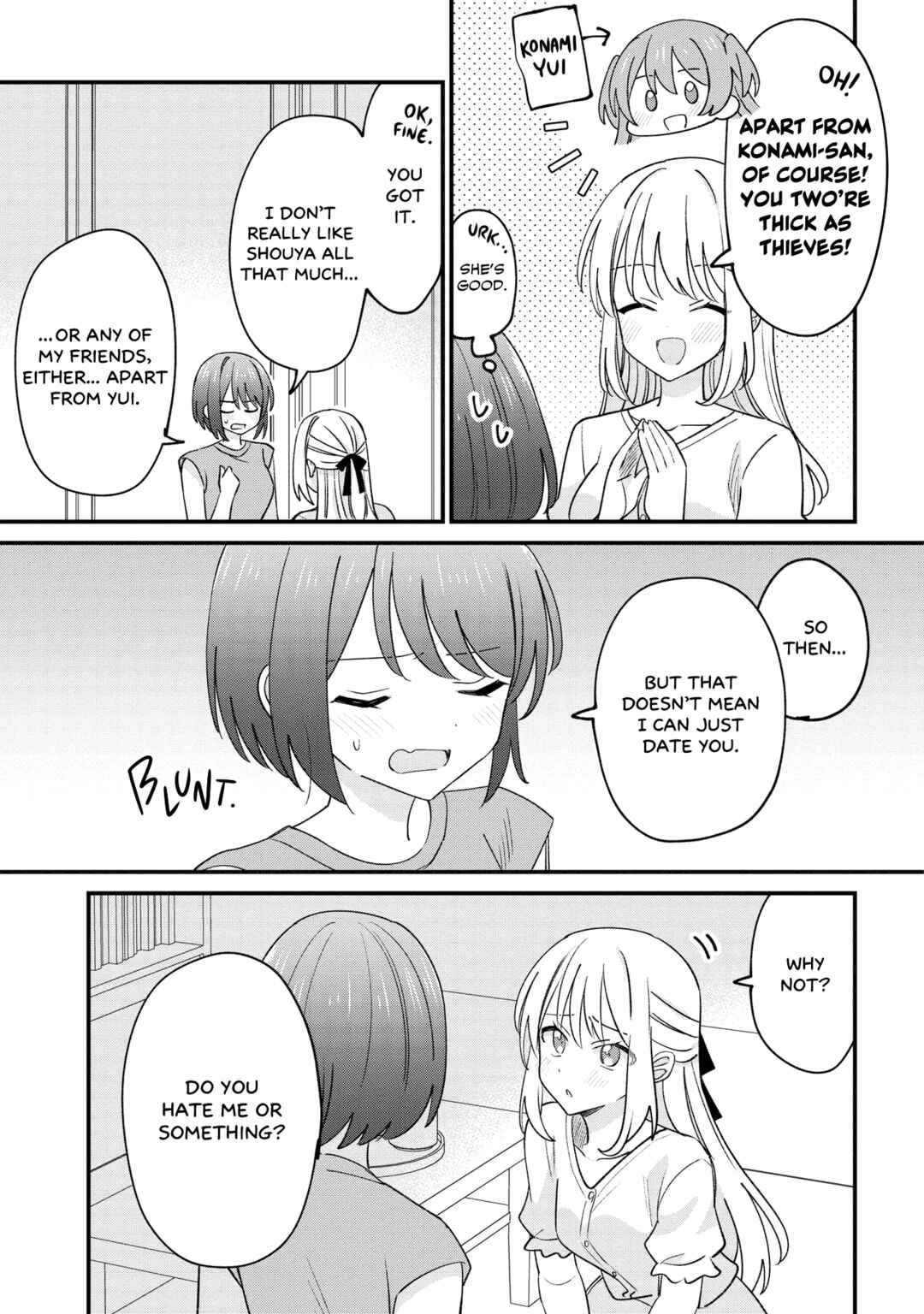 Kao dake yoi Classmate ga, Yatara to Guigui Kuru Yuri no Hanashi. Chapter 3 - Page 9