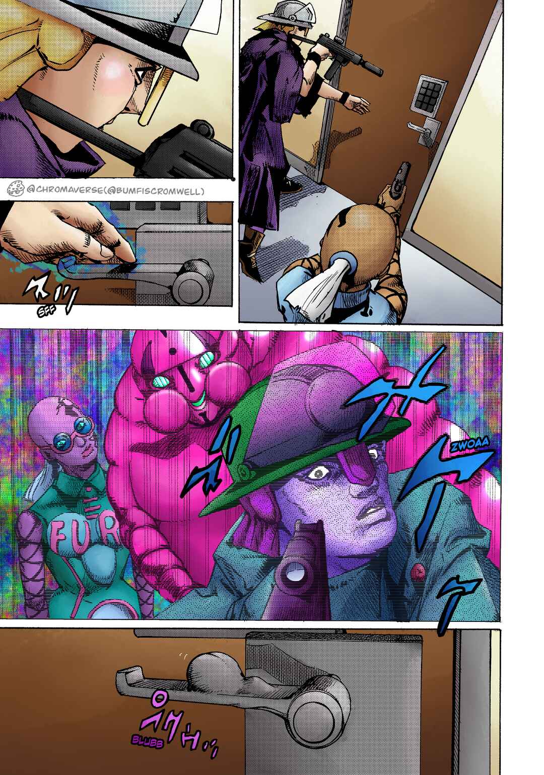 JoJo's Bizarre Adventure Part 9 - The JOJOLands (Fan-Colored) Chapter 25 - Page 12