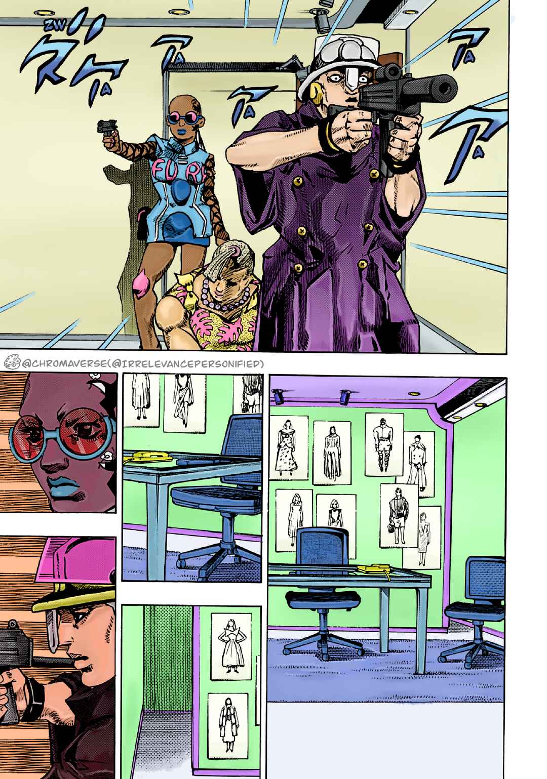 JoJo's Bizarre Adventure Part 9 - The JOJOLands (Fan-Colored) Chapter 25 - Page 14
