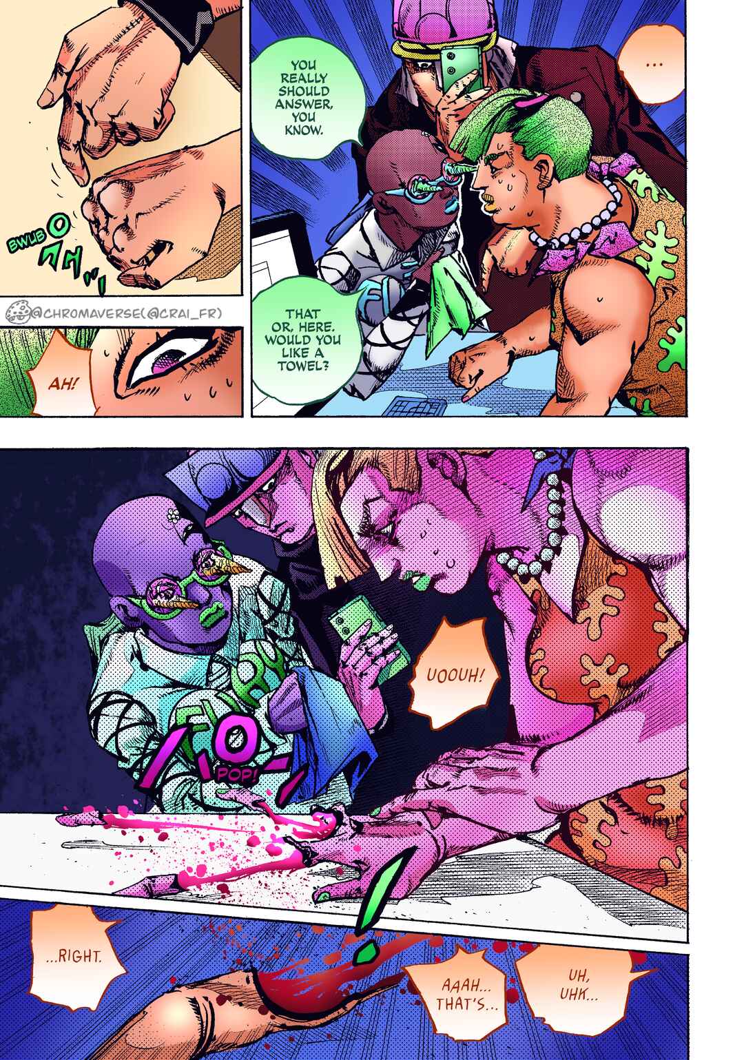 JoJo's Bizarre Adventure Part 9 - The JOJOLands (Fan-Colored) Chapter 25 - Page 17