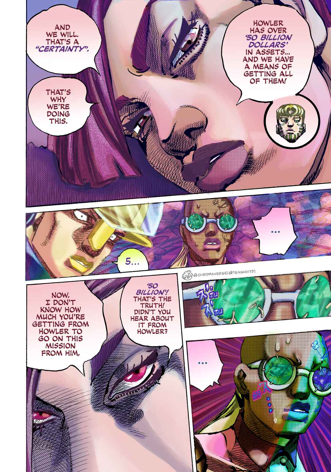 JoJo's Bizarre Adventure Part 9 - The JOJOLands (Fan-Colored) Chapter 25 - Page 24
