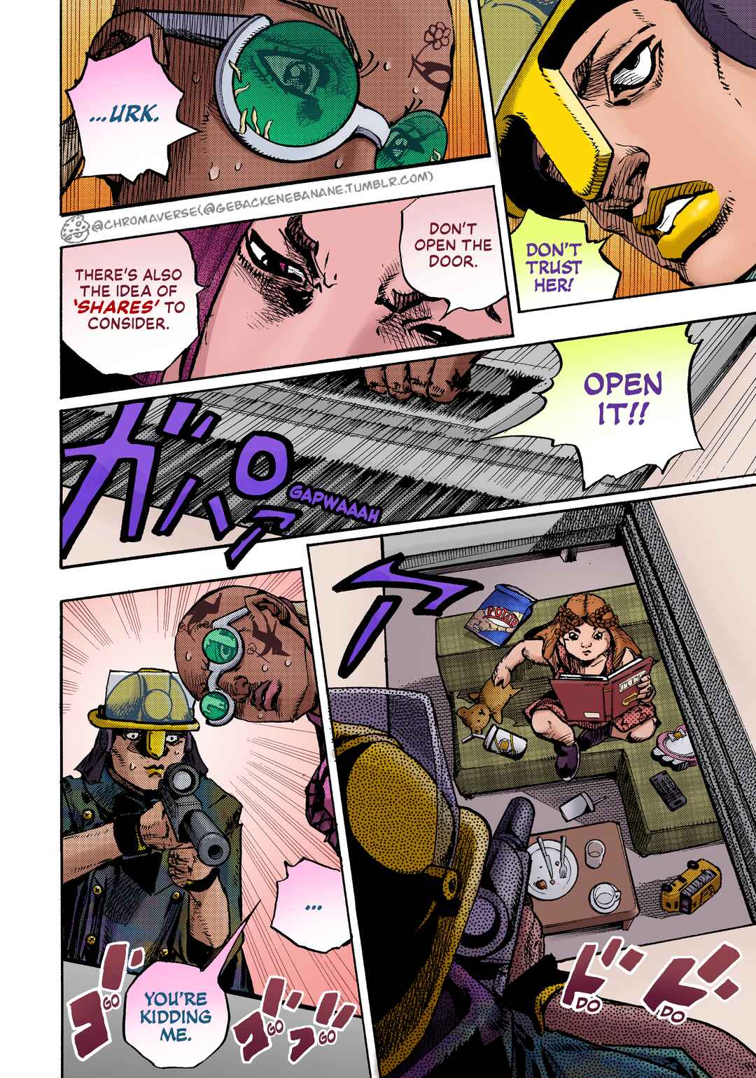 JoJo's Bizarre Adventure Part 9 - The JOJOLands (Fan-Colored) Chapter 25 - Page 26