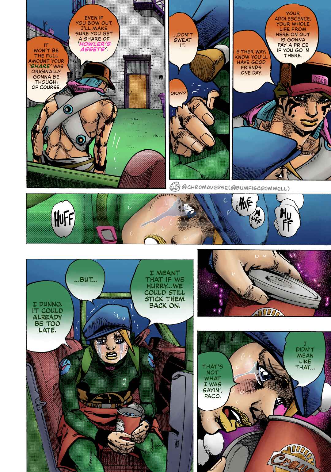 JoJo's Bizarre Adventure Part 9 - The JOJOLands (Fan-Colored) Chapter 25 - Page 7