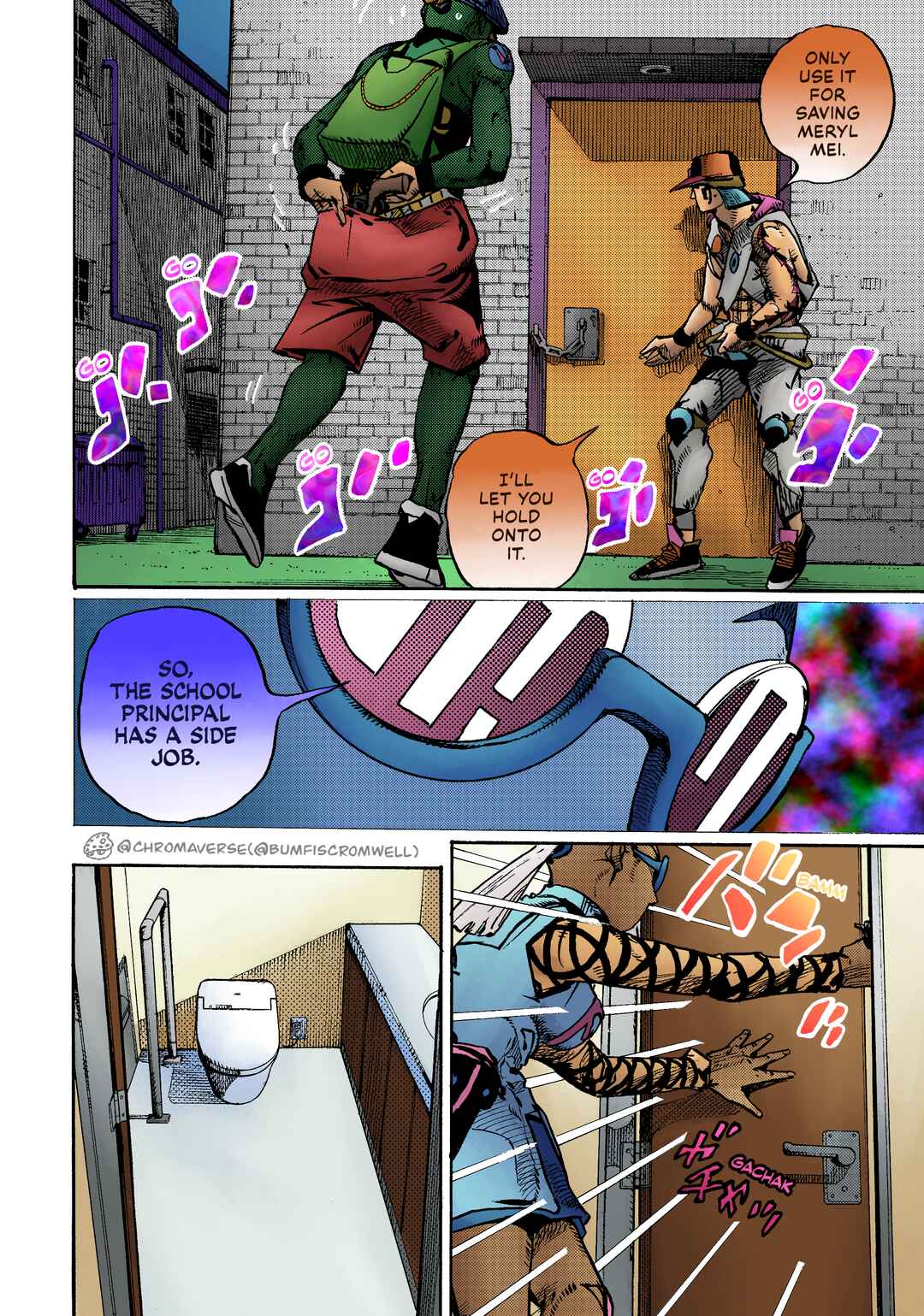 JoJo's Bizarre Adventure Part 9 - The JOJOLands (Fan-Colored) Chapter 25 - Page 9