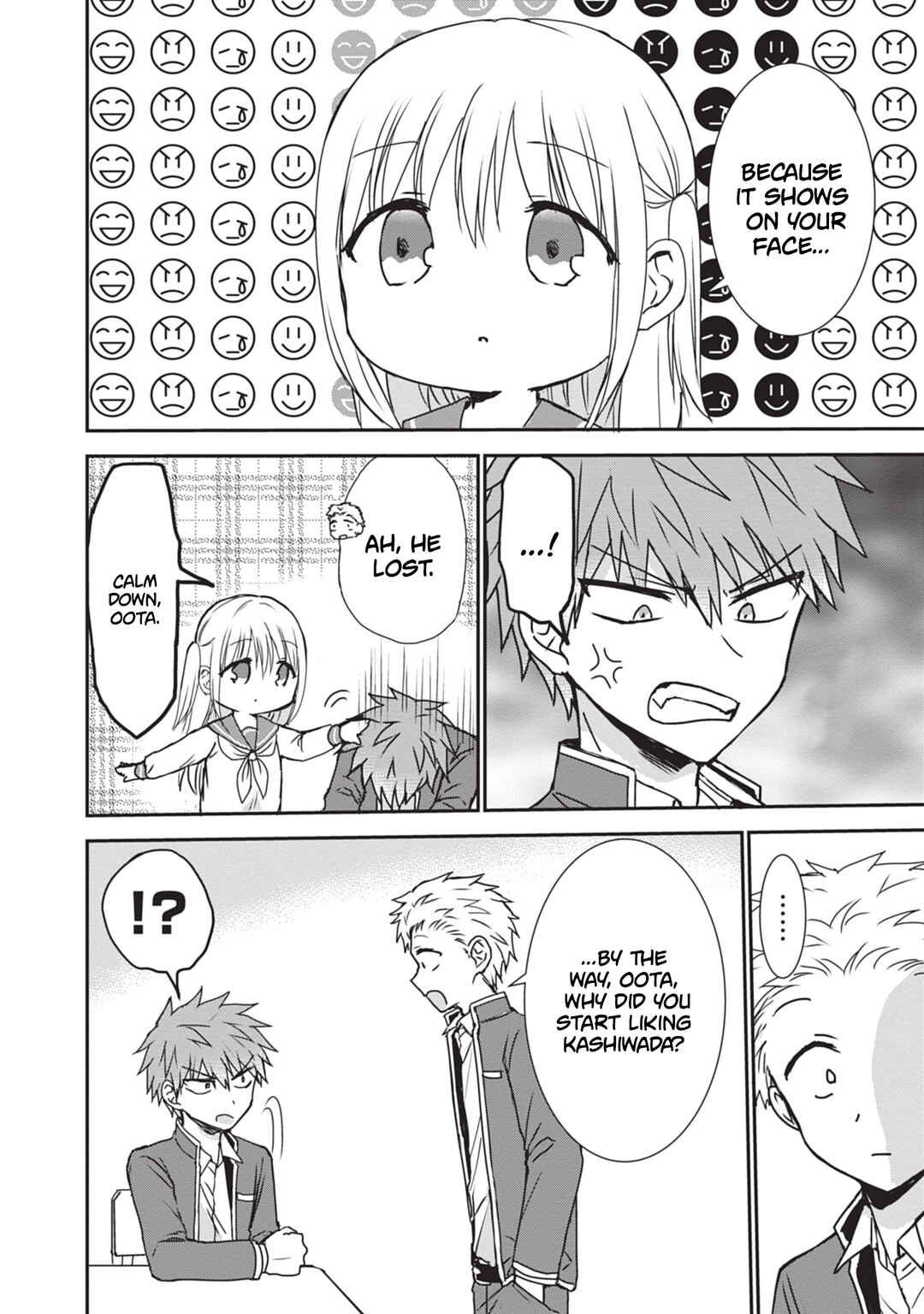 Kao ni Denai Kashiwada-san to Kao ni Deru Oota-kun Chapter 120 - Page 3