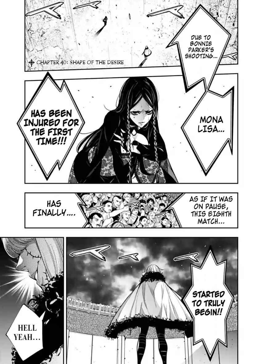 Majo Taisen - 32-nin no Isai no Majo wa Koroshiau Chapter 40 - Page 1