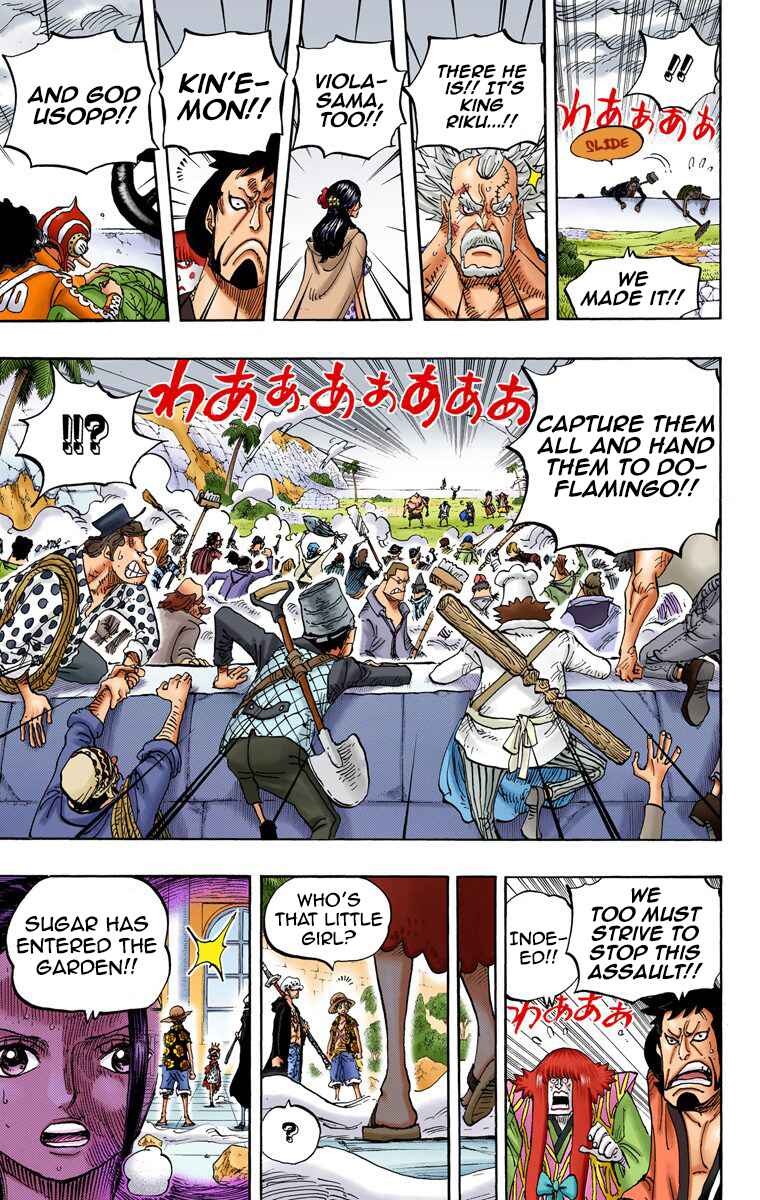 One Piece (Official Colored) Chapter 758 - Page 10