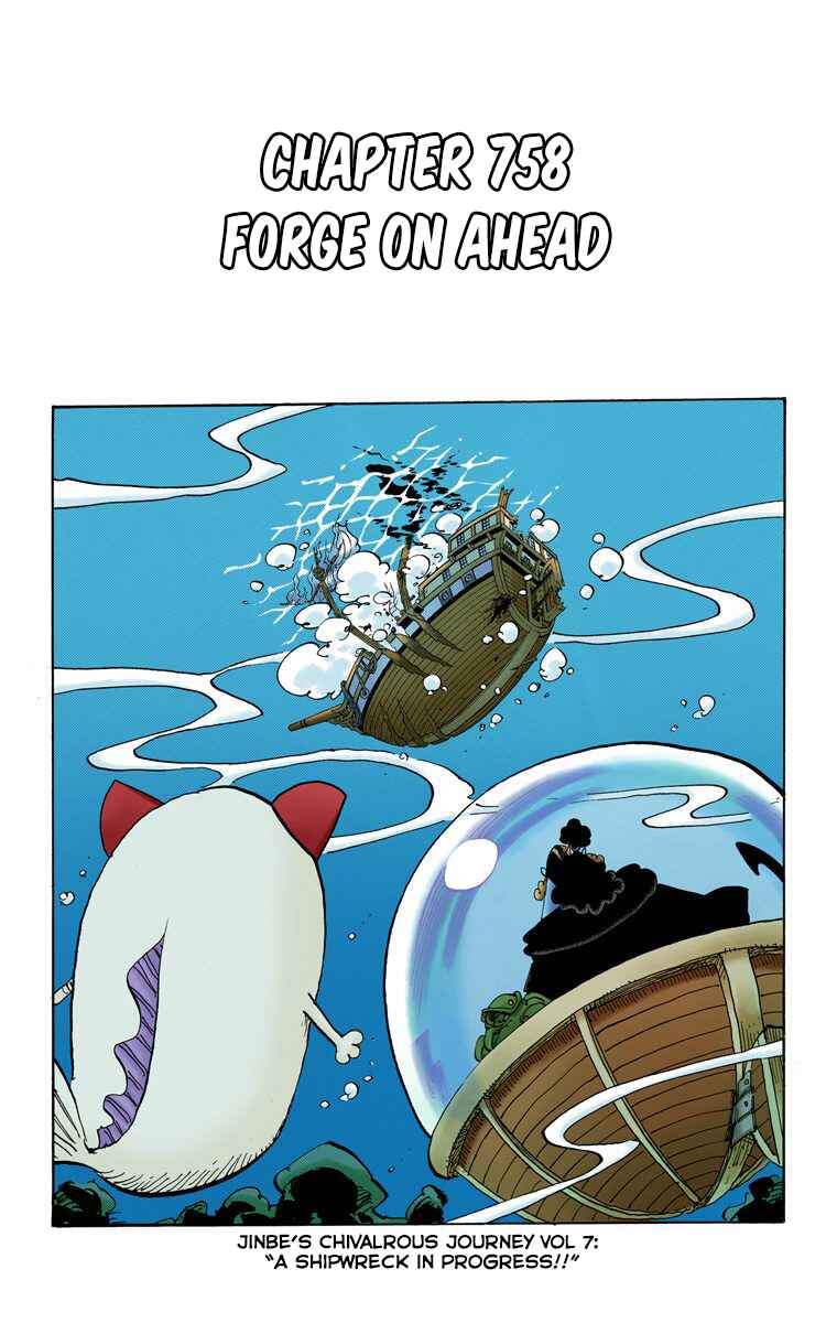 One Piece (Official Colored) Chapter 758 - Page 2