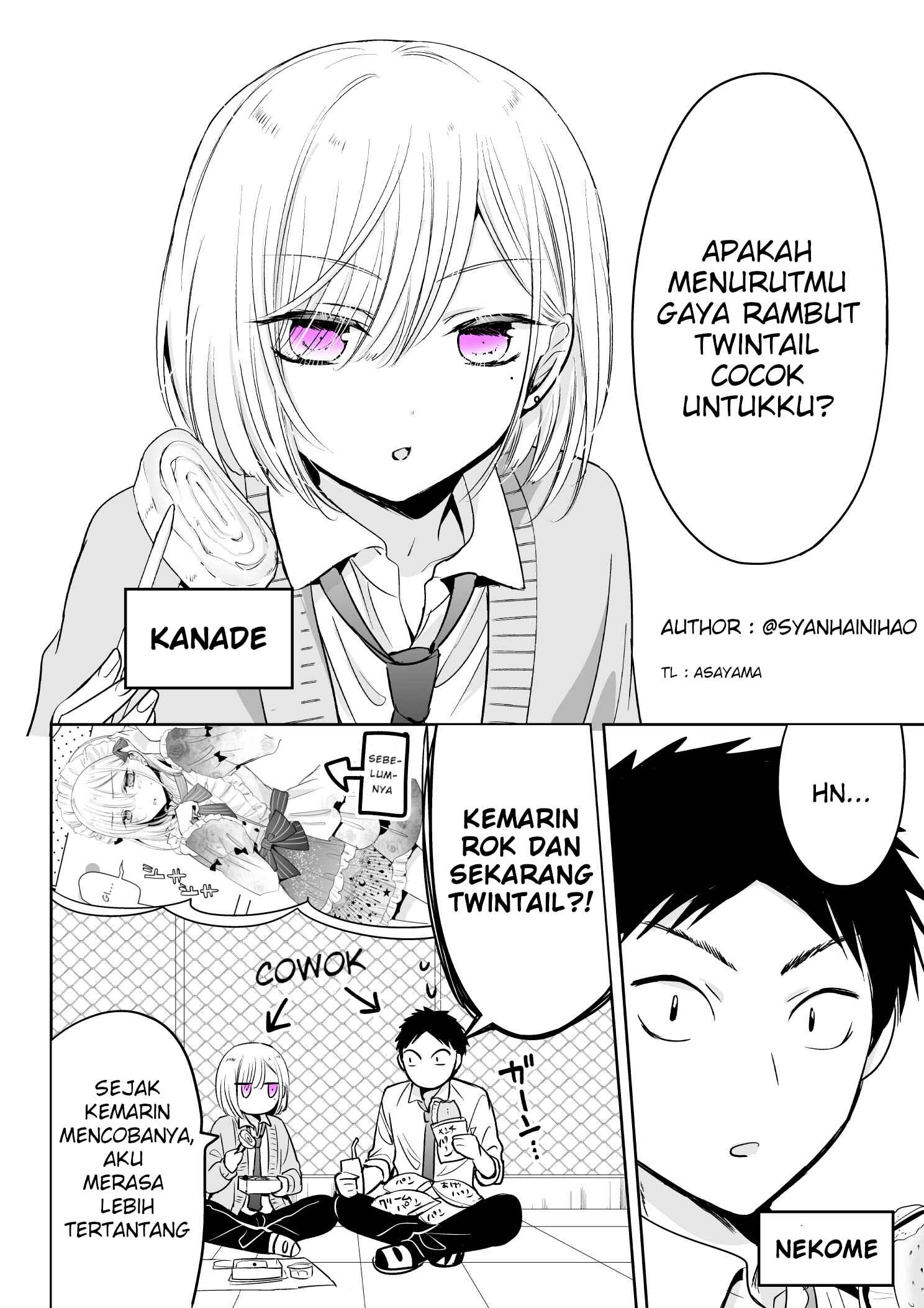 Tomodachi ga Skirt haite mitai tte Itte kita Ken Chapter 2 - Page 1