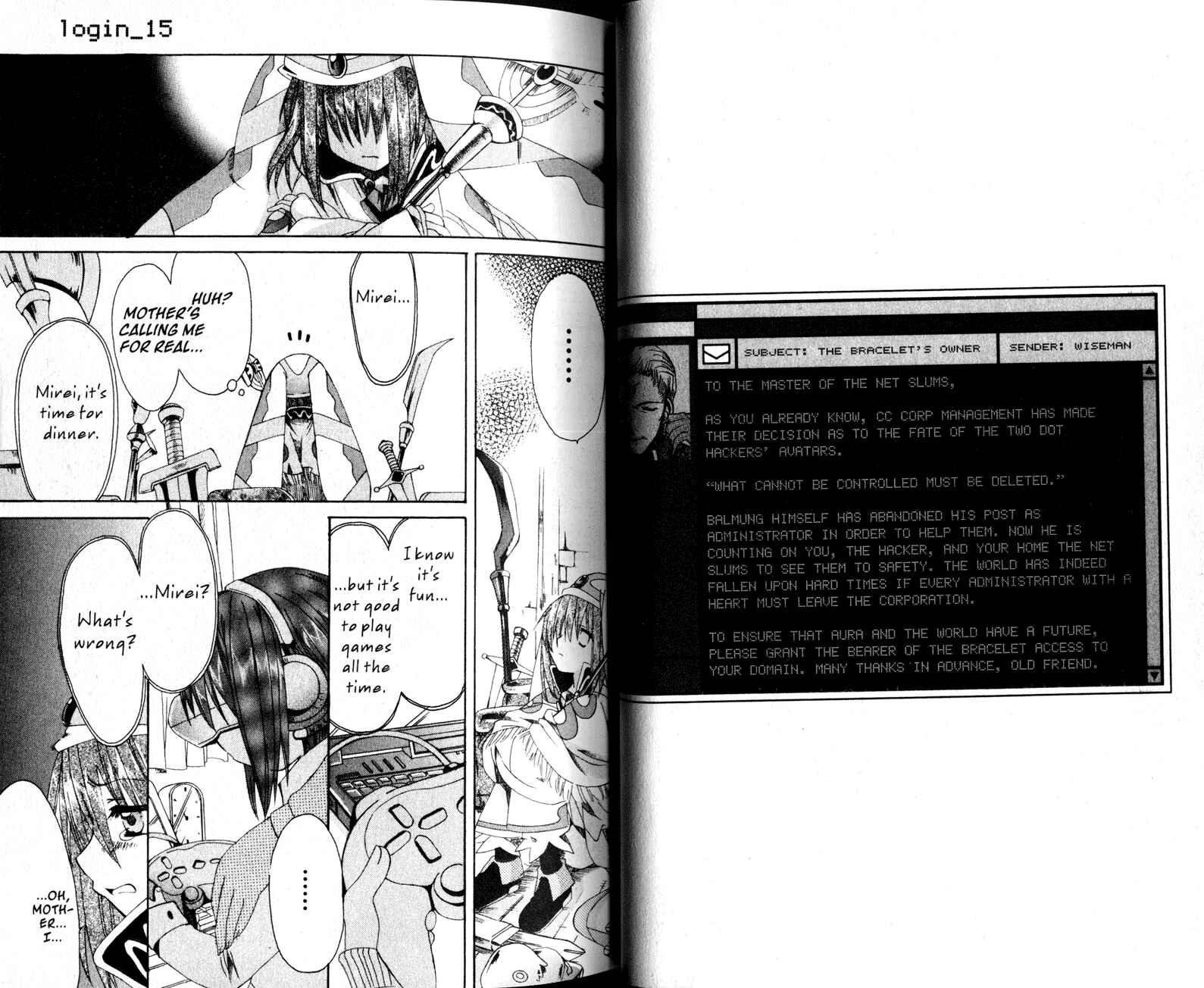 .hack//Legend of the Twilight Chapter 15 - Page 1