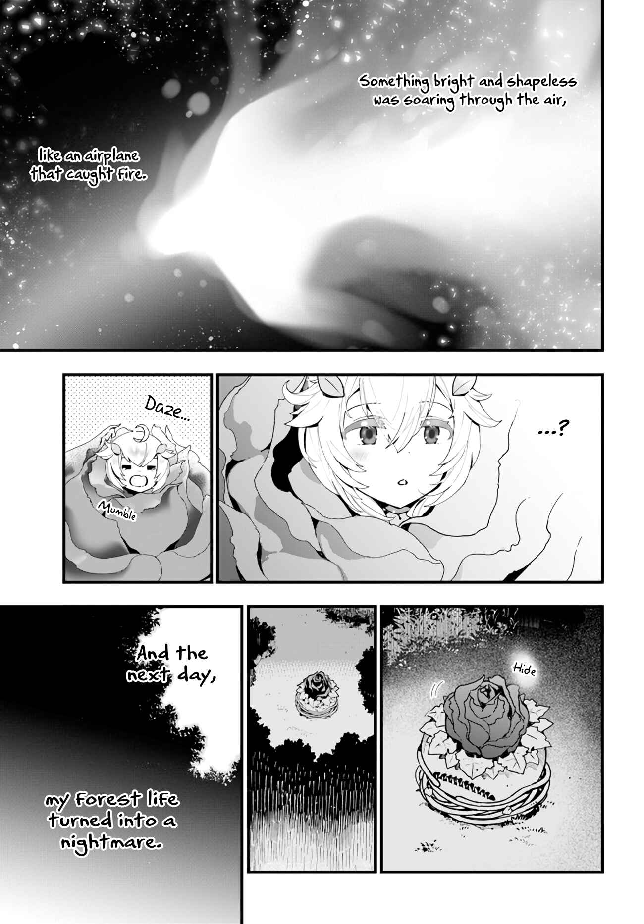Shokubutsu Monster Musume Nikki: Seijo datta Watashi ga Uragirareta Hate ni Alraune ni Tensei Shite Shimatta node, kore kara wa Kougousei o Shinagara Shizuka ni Shokubutsu Life o Sugoshimasu Chapter 3 - Page 12