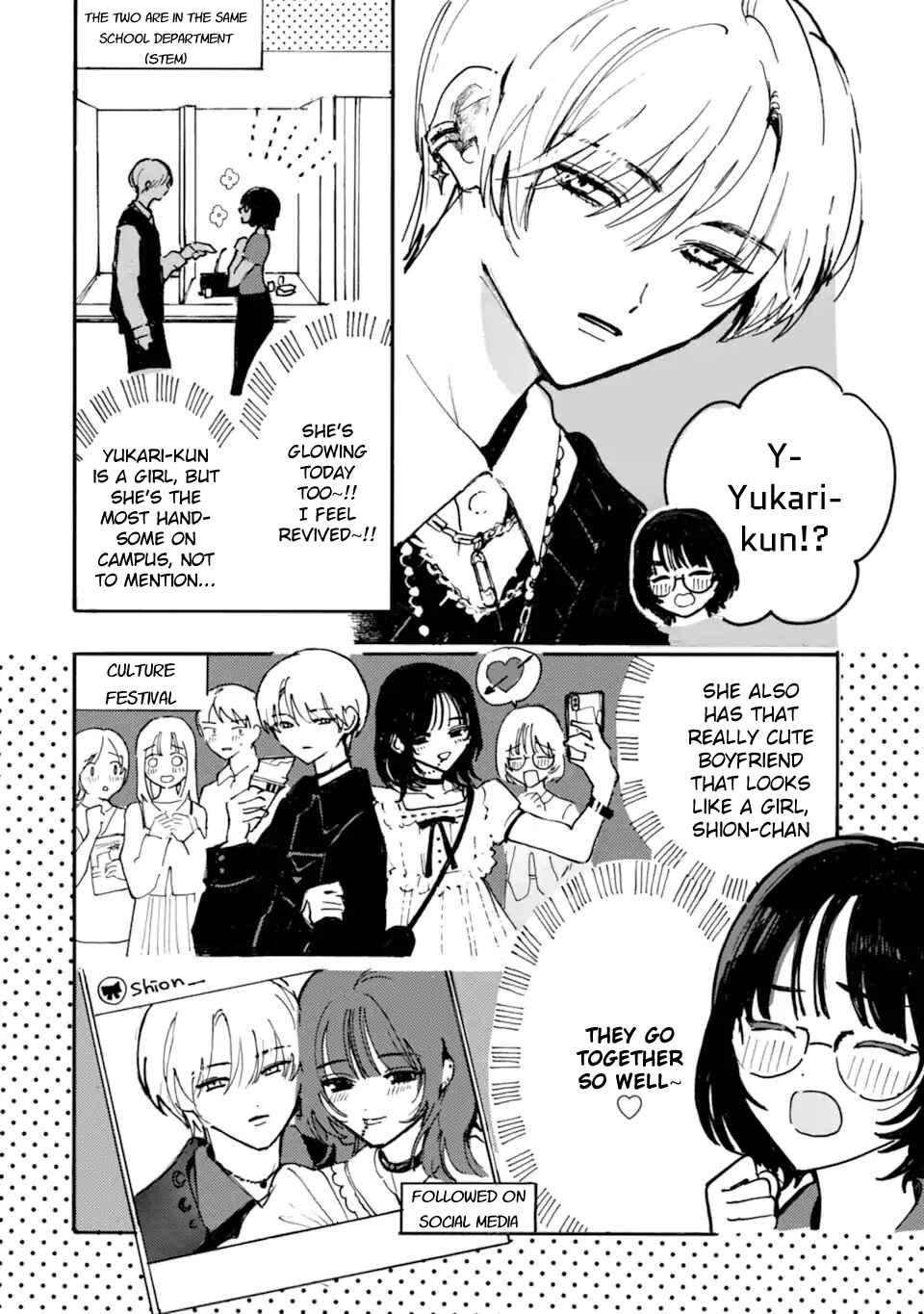 Josou Danshi to Dansou Joshi wa Oniai Couple Chapter 5 - Page 2