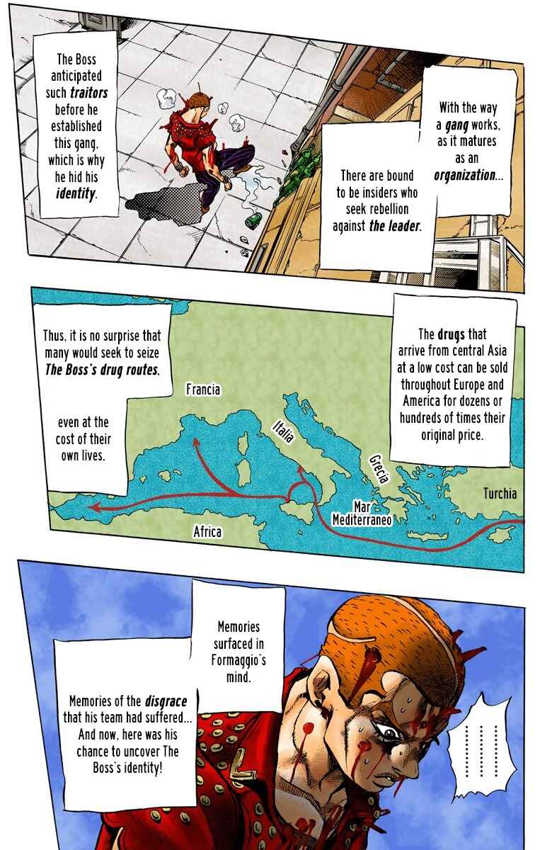 JoJo no Kimyou na Bouken: Part 5 - Ougon no Kaze Color-ban Chapter 36 - Page 11