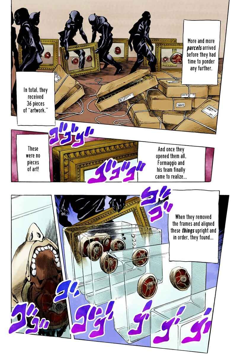 JoJo no Kimyou na Bouken: Part 5 - Ougon no Kaze Color-ban Chapter 36 - Page 14