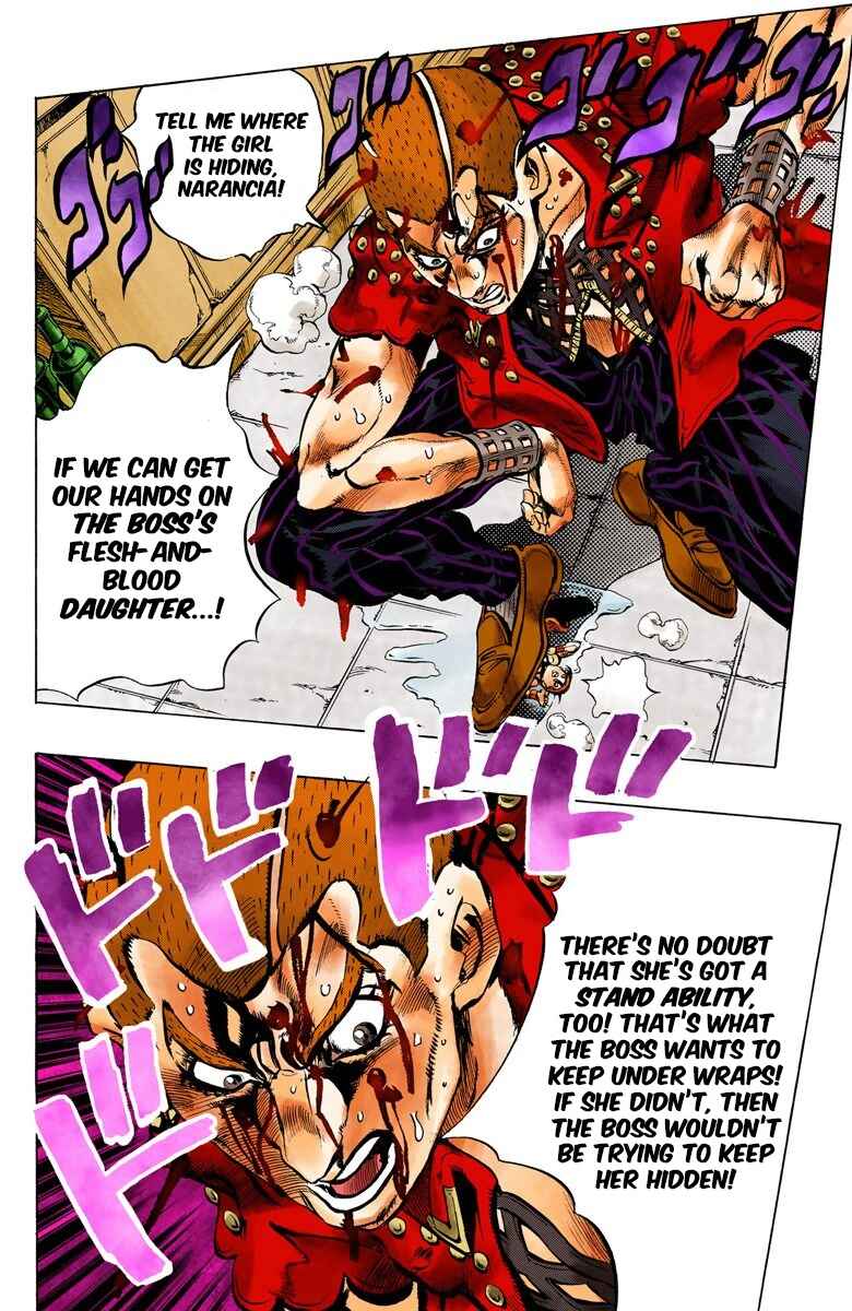 JoJo no Kimyou na Bouken: Part 5 - Ougon no Kaze Color-ban Chapter 36 - Page 18