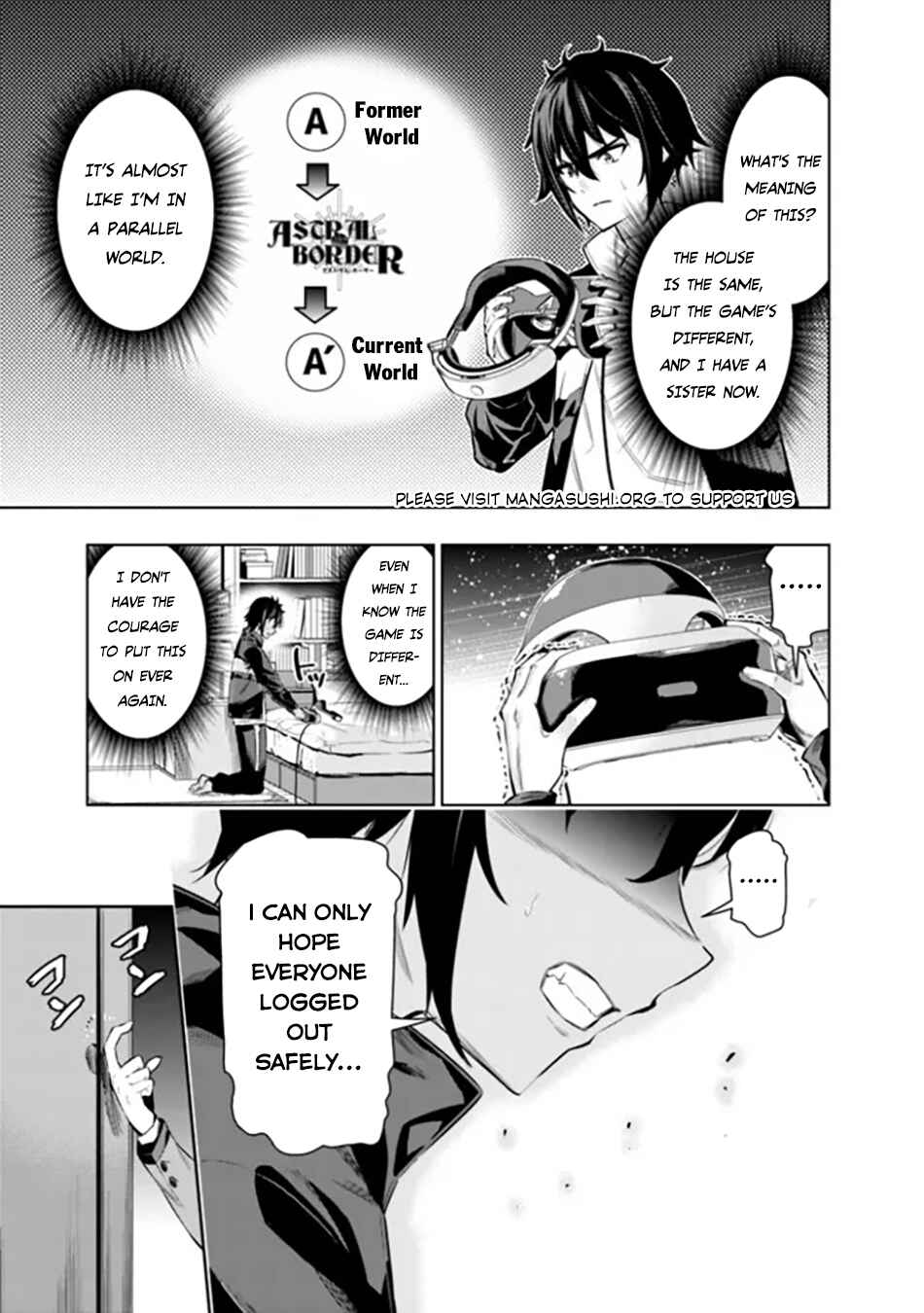 Logout Shita no wa VRMMO ja Naku Honmono no Isekai deshita: Genjitsu ni Modotte mo Status ga Kowareteiru Ken Chapter 2 - Page 6