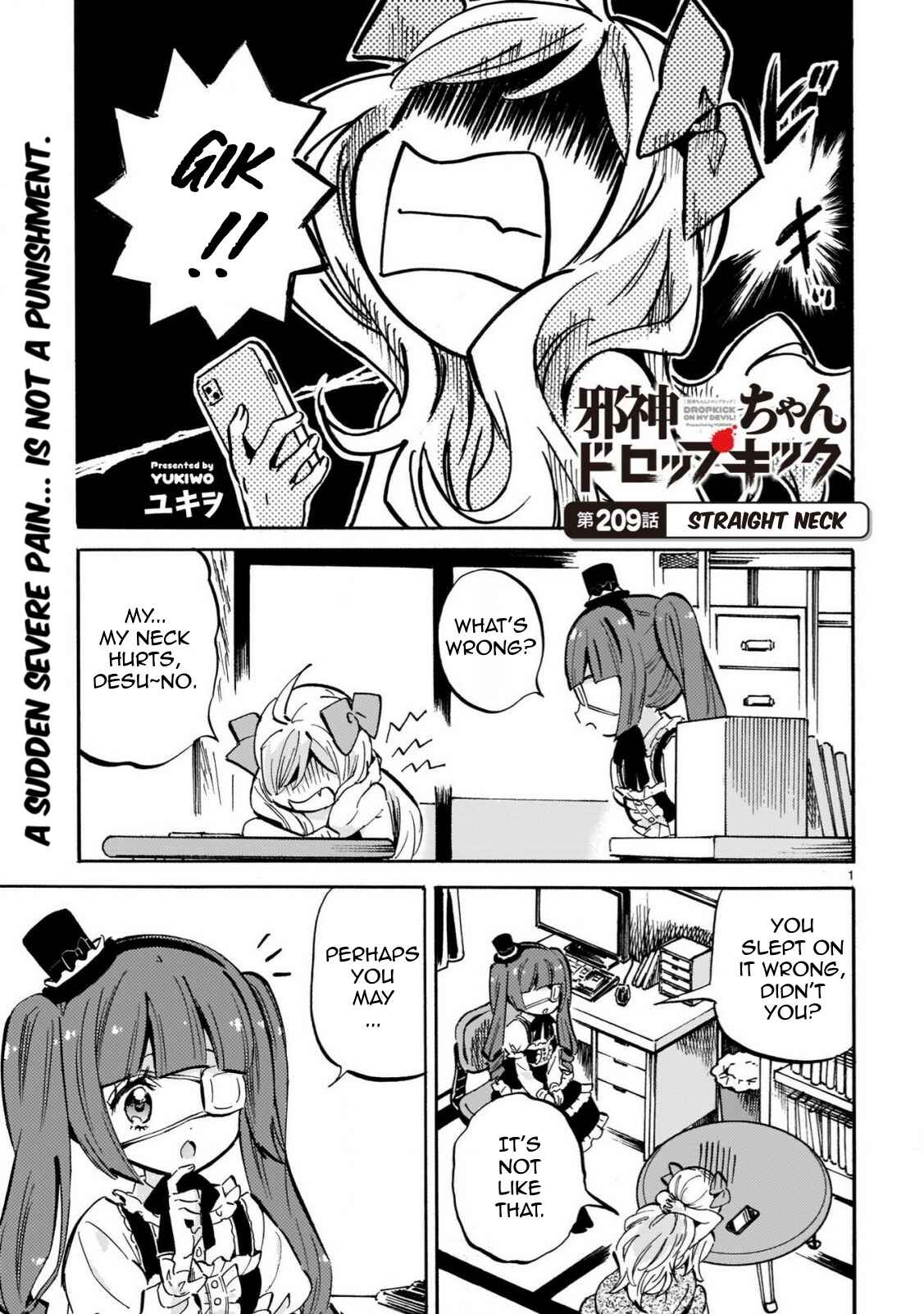 Jashin-chan Dropkick Chapter 214 - Page 1