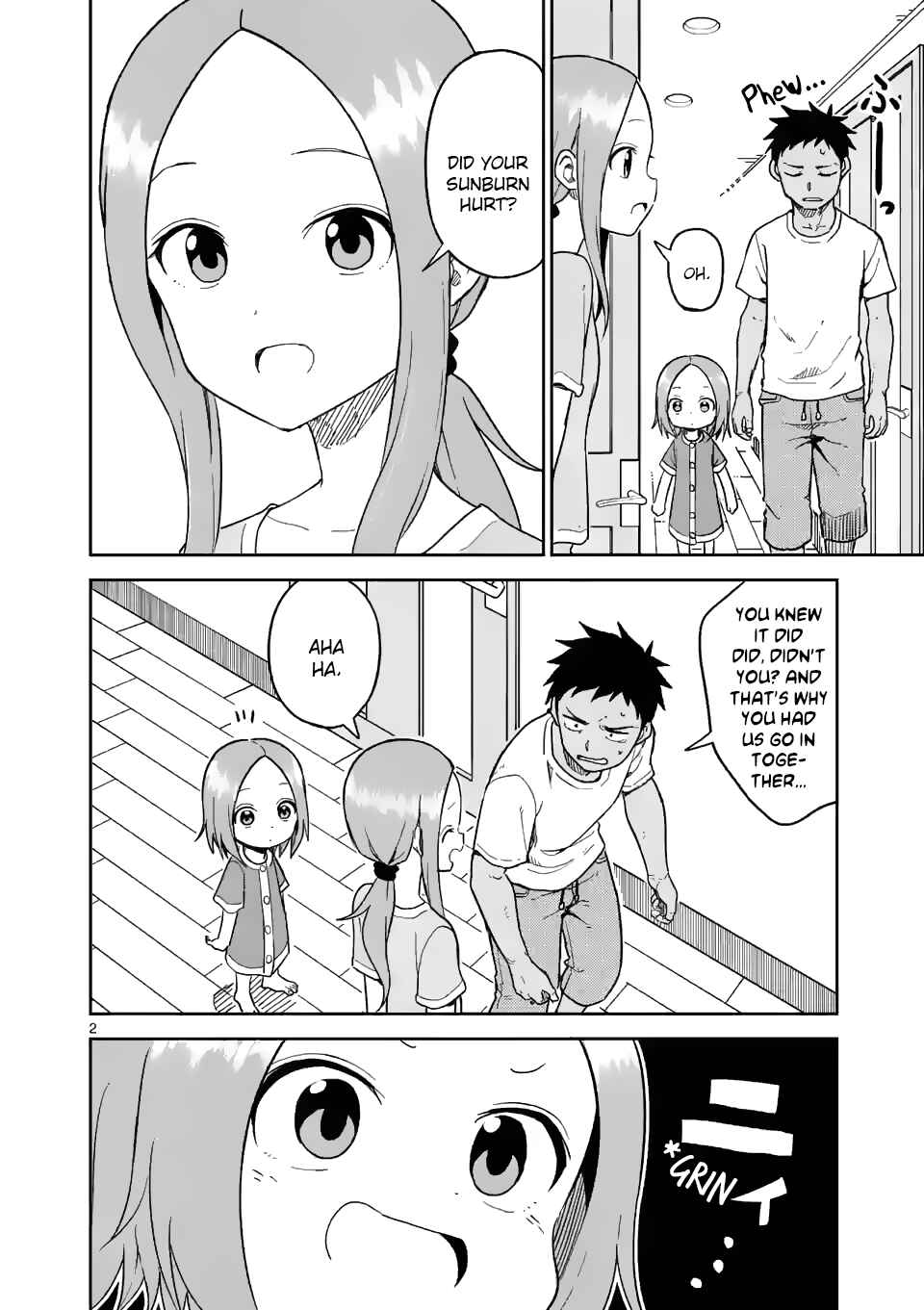 Karakai Jouzu no (Moto) Takagi-san Chapter 151 - Page 2