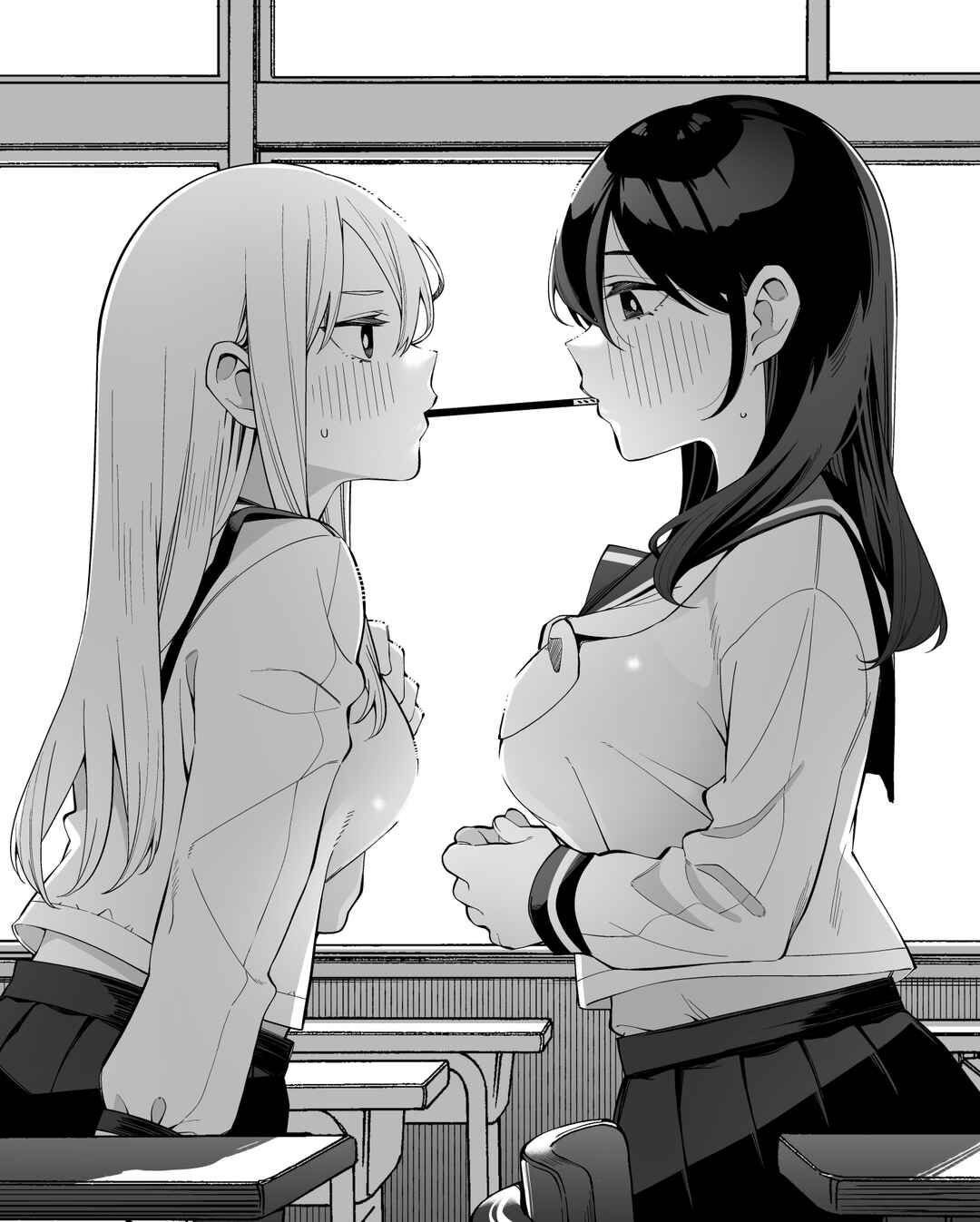1 Ii ne de Skirt ga 0.1mm Mijikaku Naru Class no Jimi na Onnanoko —Gojitsudan-hen— Chapter 13 - Page 1