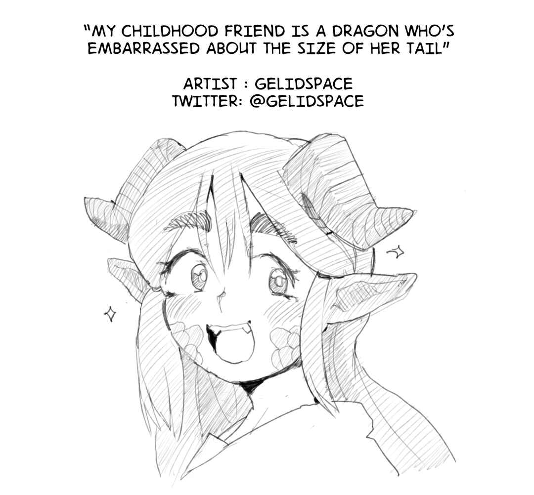 My Childhood Friend Is A Dragon Who's Embarrassed About the Size Of Her Tail Chapter 1 - Page 2