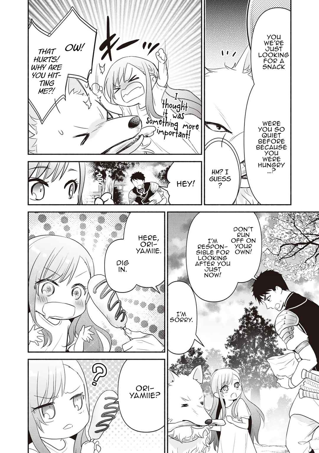 Tensei Youjo.: Shinjuu to Ouji to, Saikyou no Oji-san Youhei-dan no Naka de Ikiru Chapter 1 - Page 25